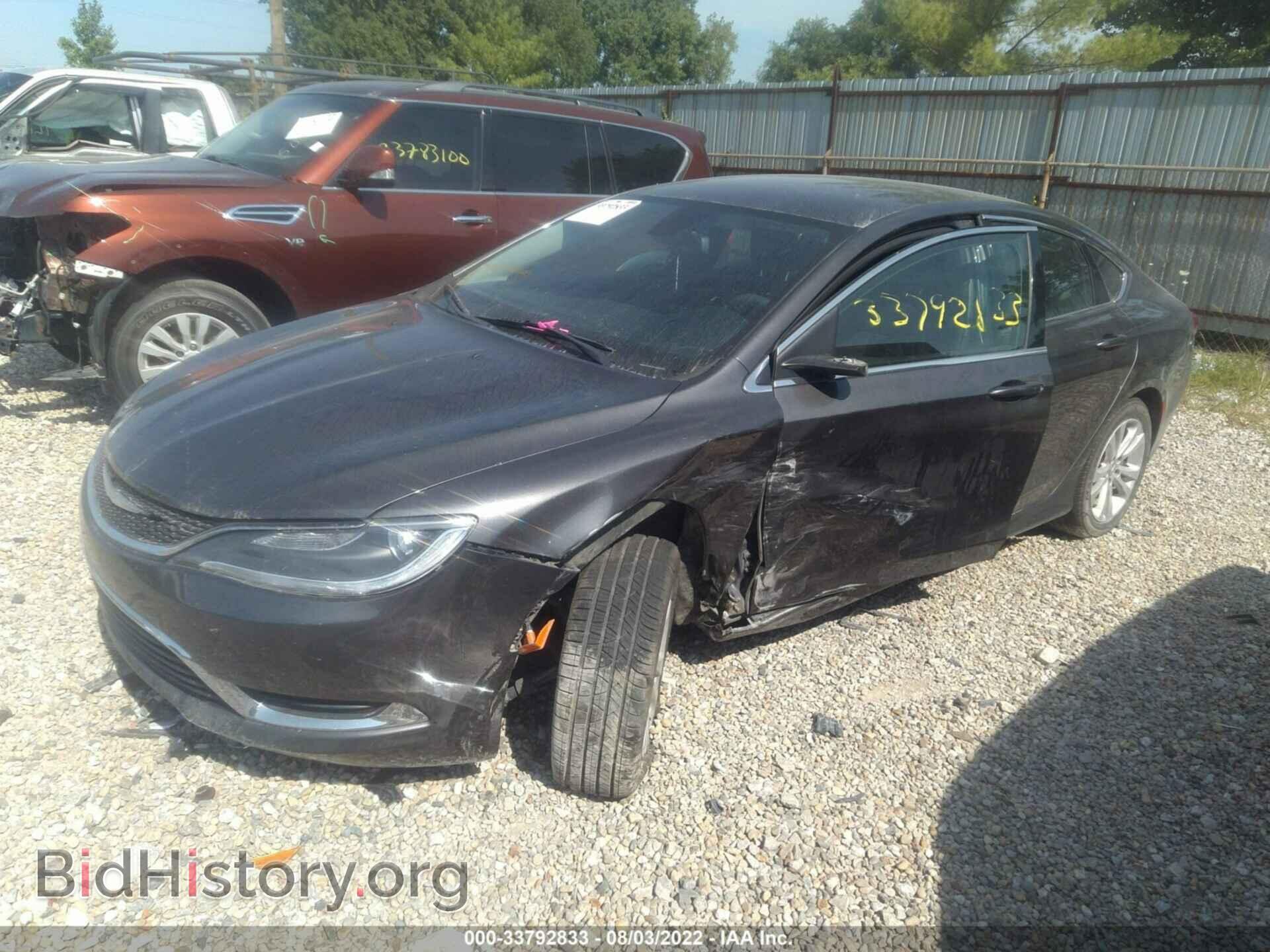2015 CHRYSLER 200 - VIN: 1C3CCCAB3FN502801 - Фото 2