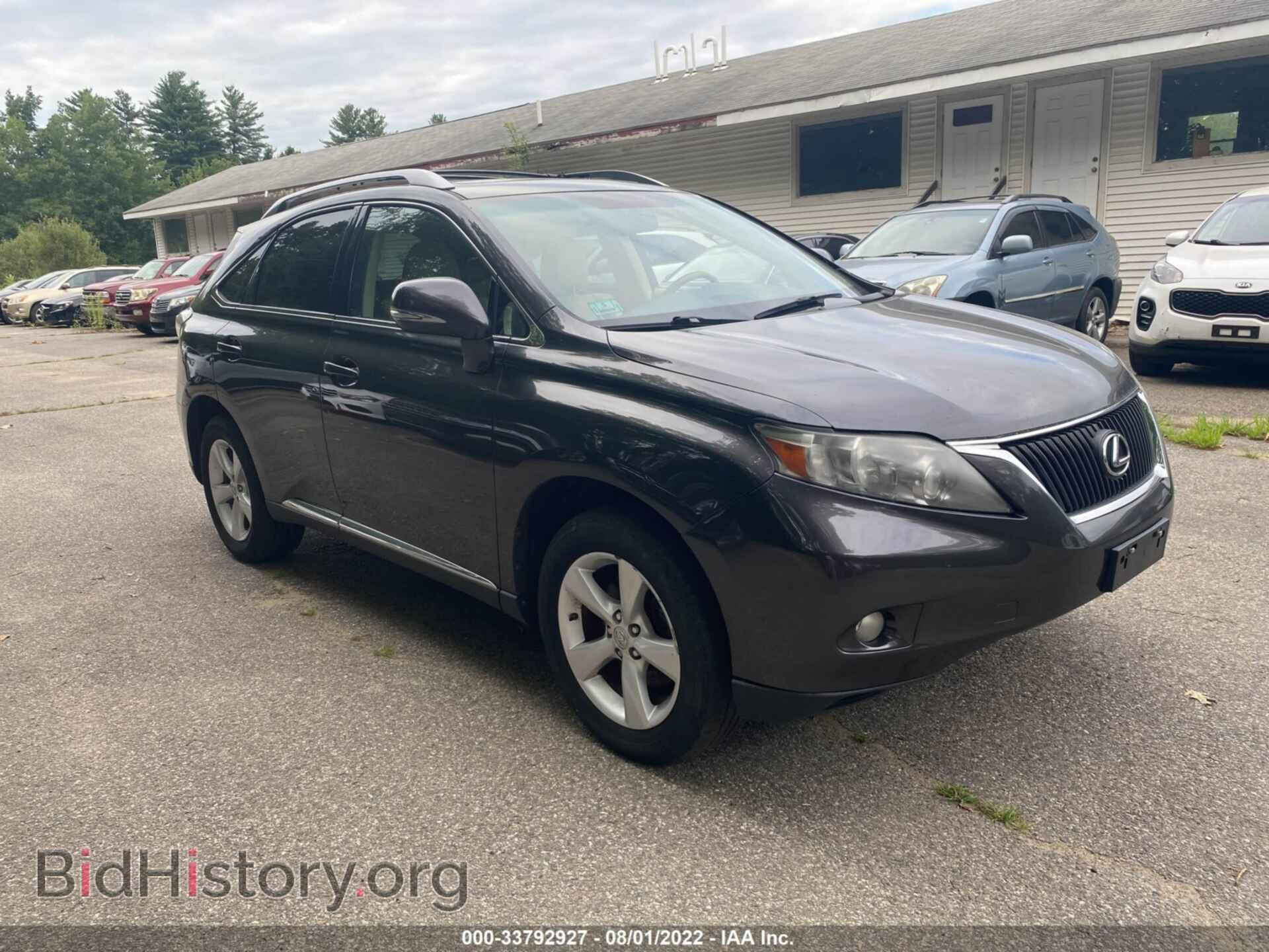 Фотография 2T2BK1BA7AC048855 - LEXUS RX 350 2010