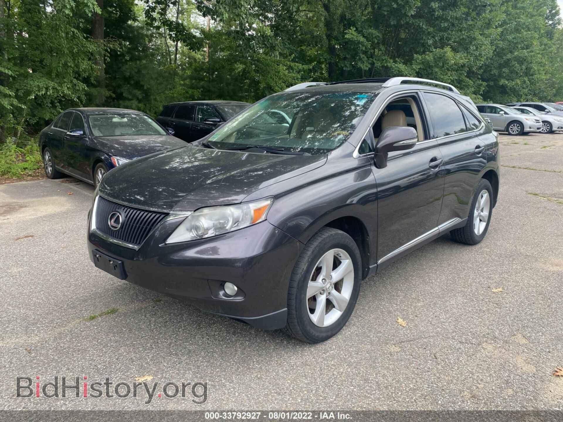 2010 LEXUS RX 350 - VIN: 2T2BK1BA7AC048855 - Фото 2