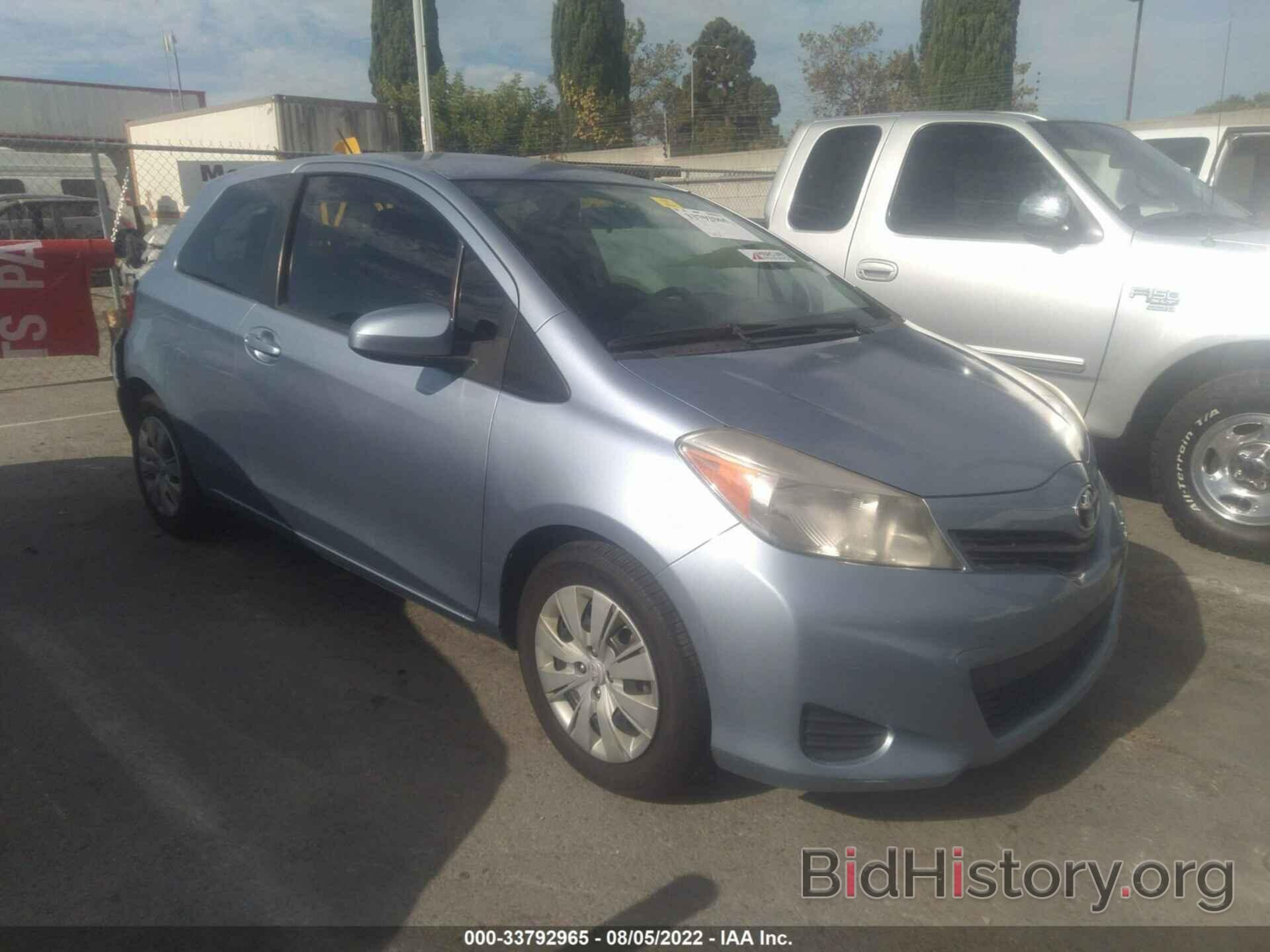 Photo JTDJTUD39CD541410 - TOYOTA YARIS 2012