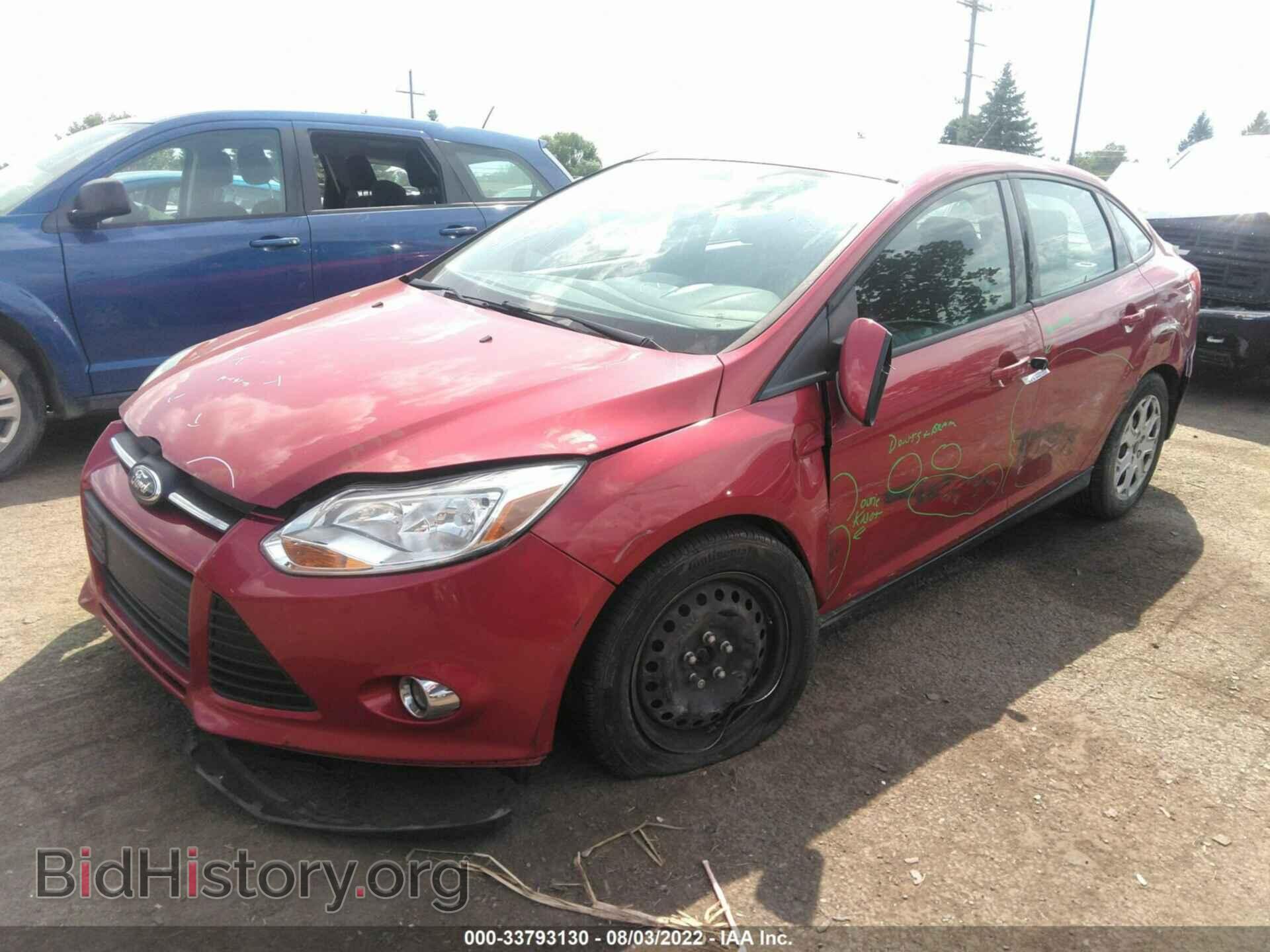 2012 FORD FOCUS - VIN: 1FAHP3F20CL465234 - Фото 2