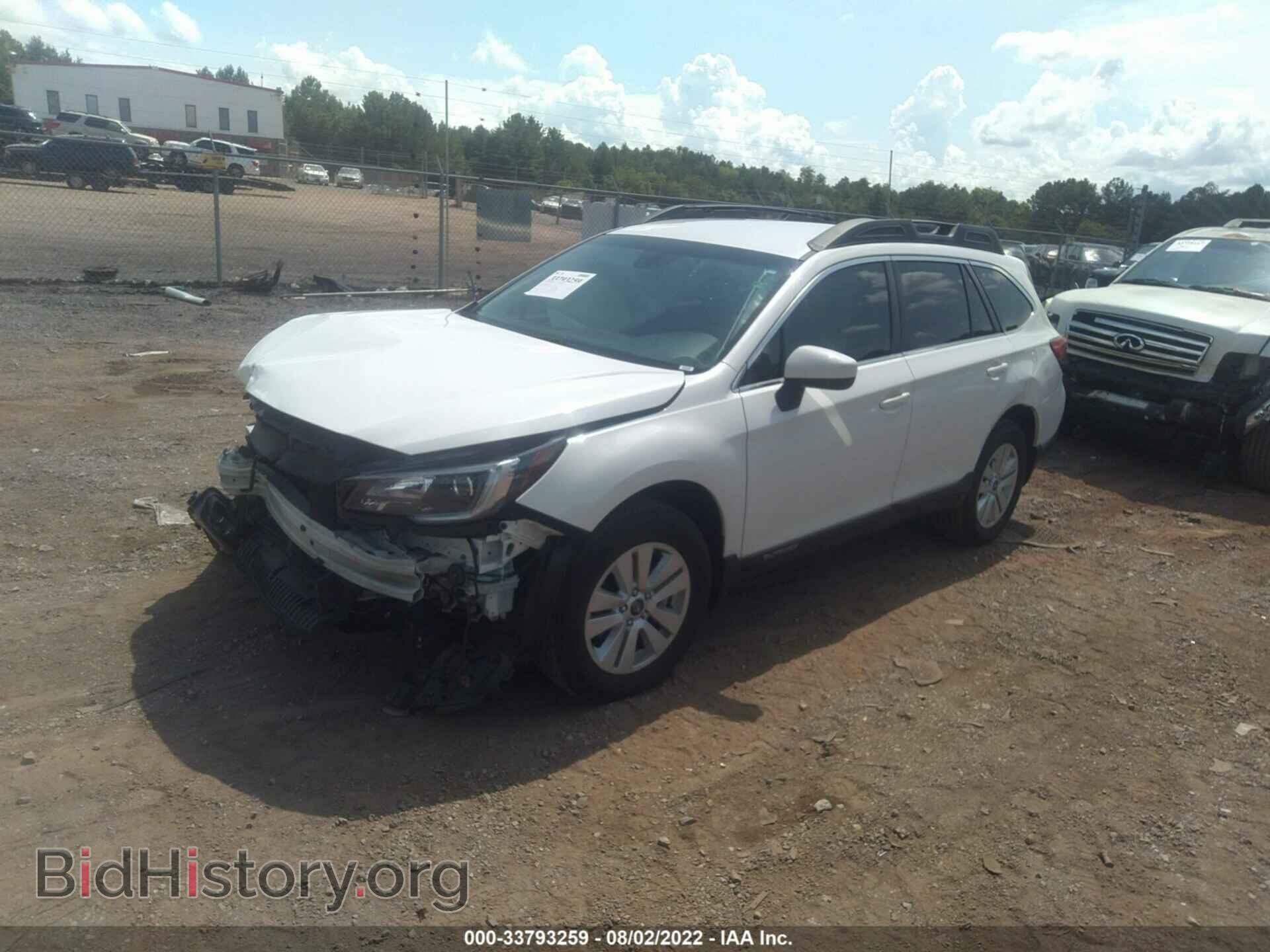 2019 SUBARU OUTBACK - VIN: 4S4BSAFCXK3238025 - Фото 2