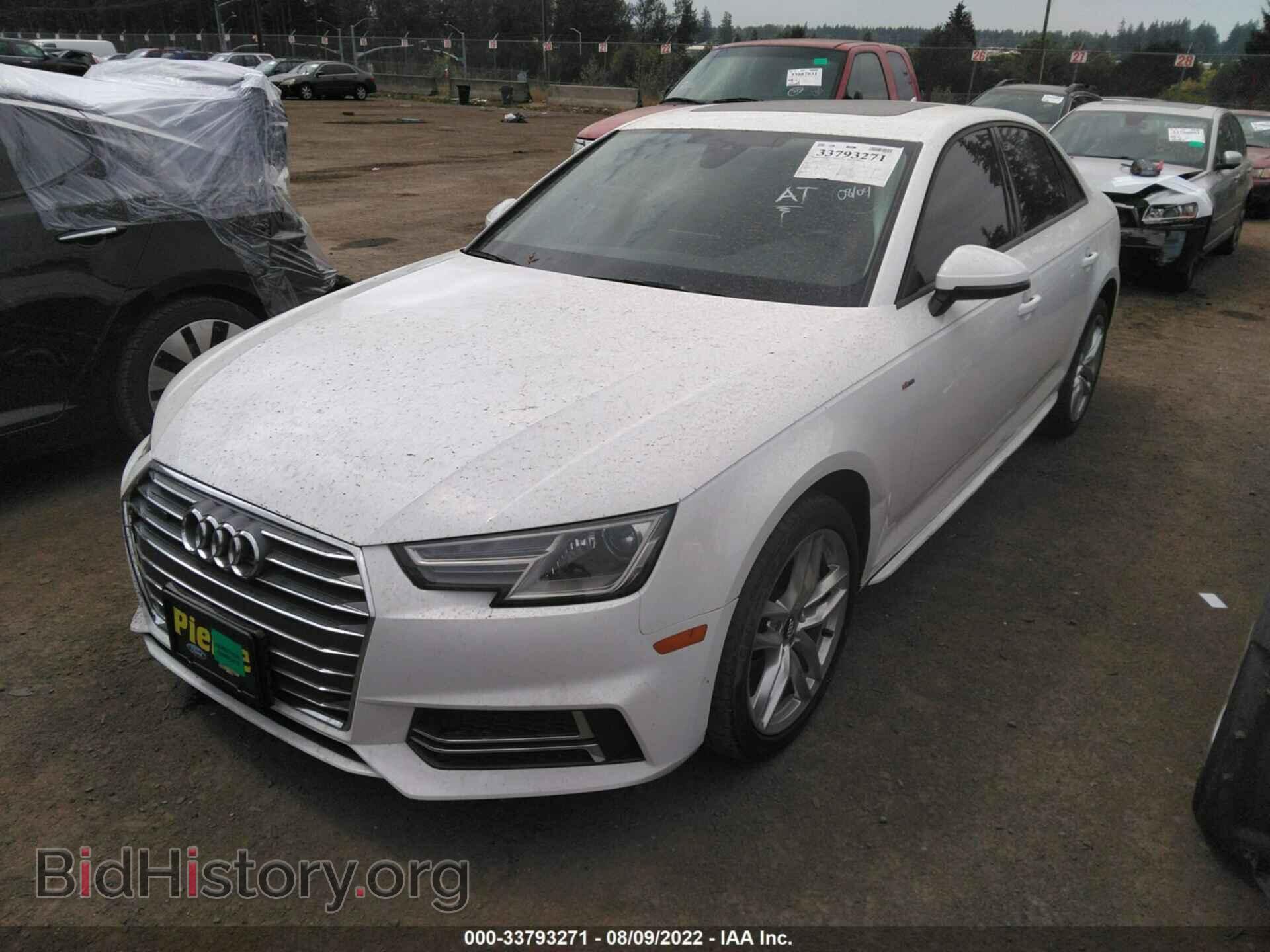 2017 AUDI A4 - VIN: WAUDNAF42HN054432 - Фото 2