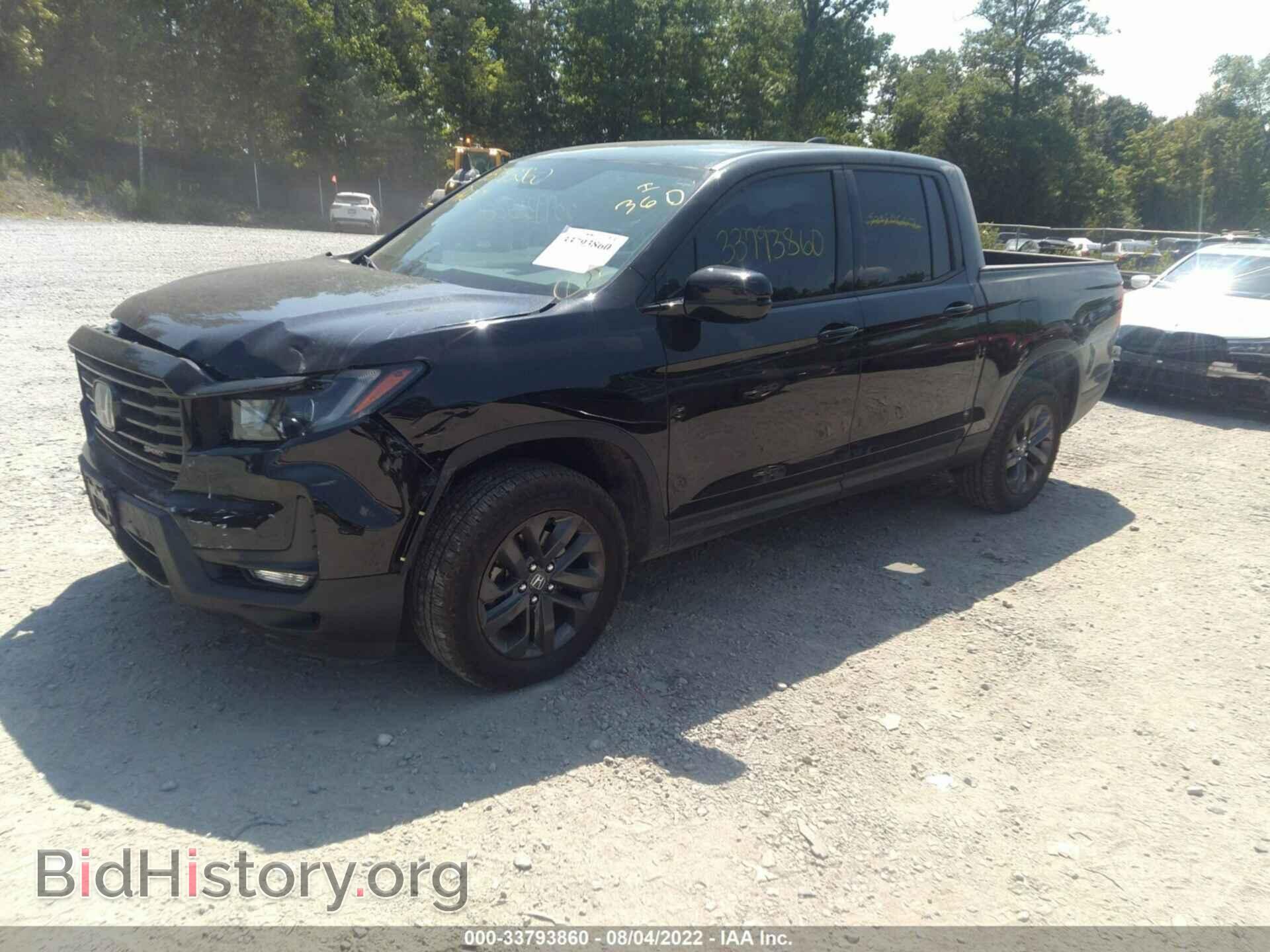 2021 HONDA RIDGELINE - VIN: 5FPYK3F12MB027374 - Фото 2