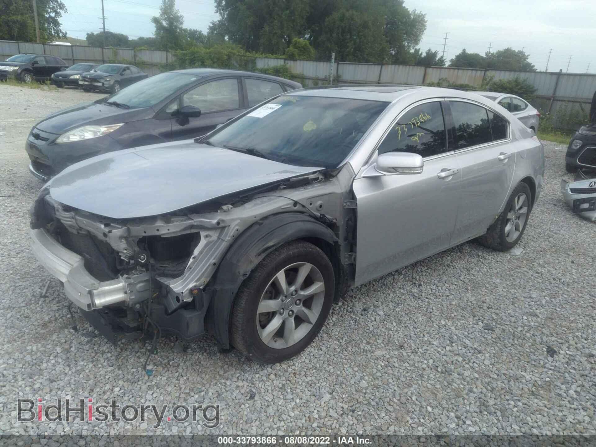 2012 ACURA TL - VIN: 19UUA8F52CA021576 - Фото 2