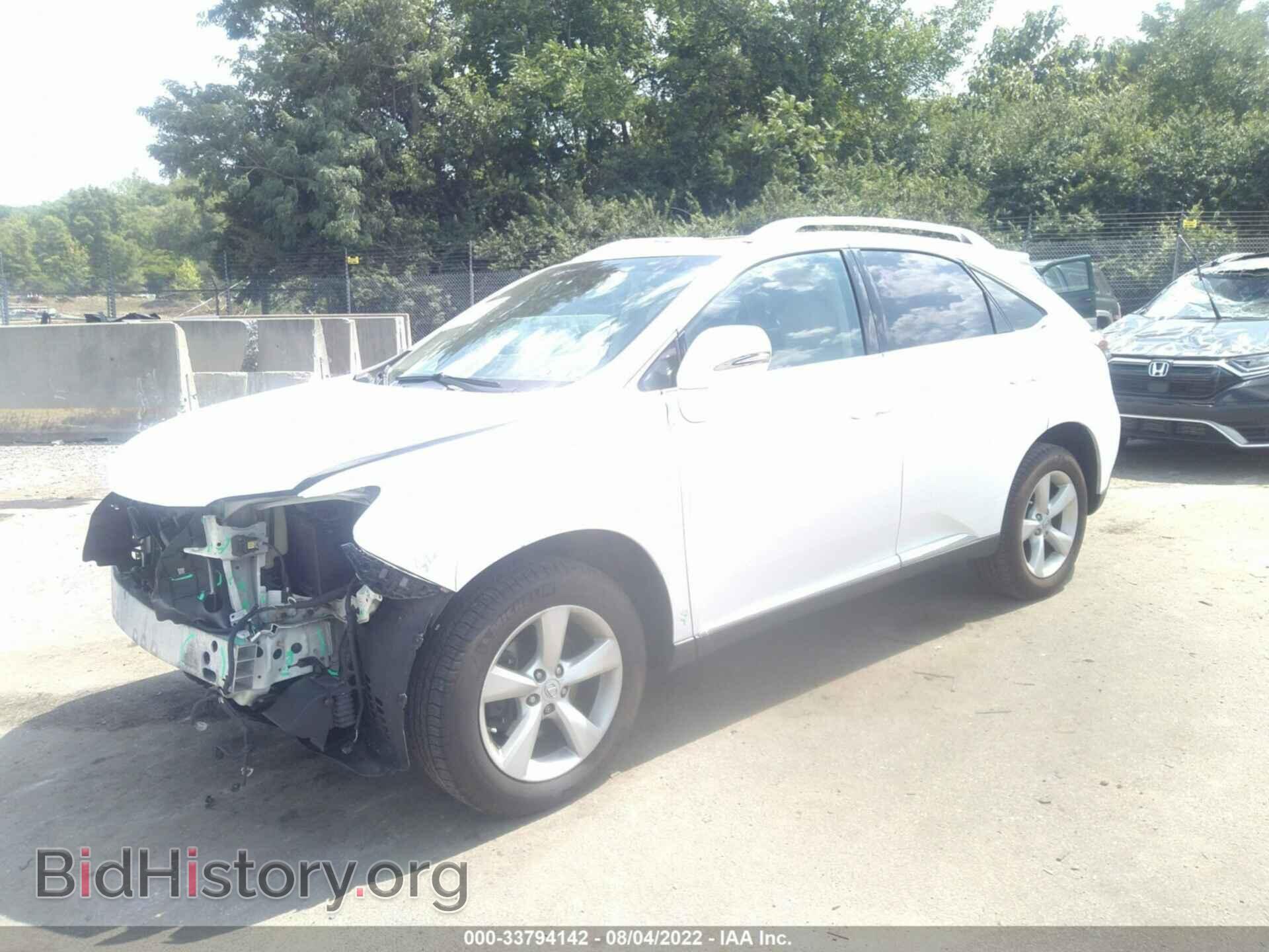 2011 LEXUS RX 350 - VIN: 2T2BK1BA7BC081808 - Фото 2