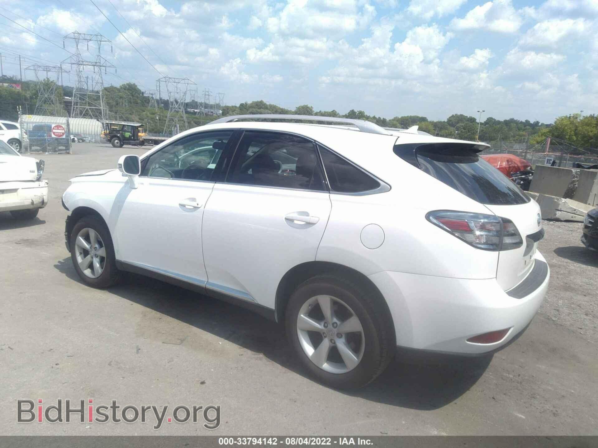 2011 LEXUS RX 350 - VIN: 2T2BK1BA7BC081808 - Фото 3