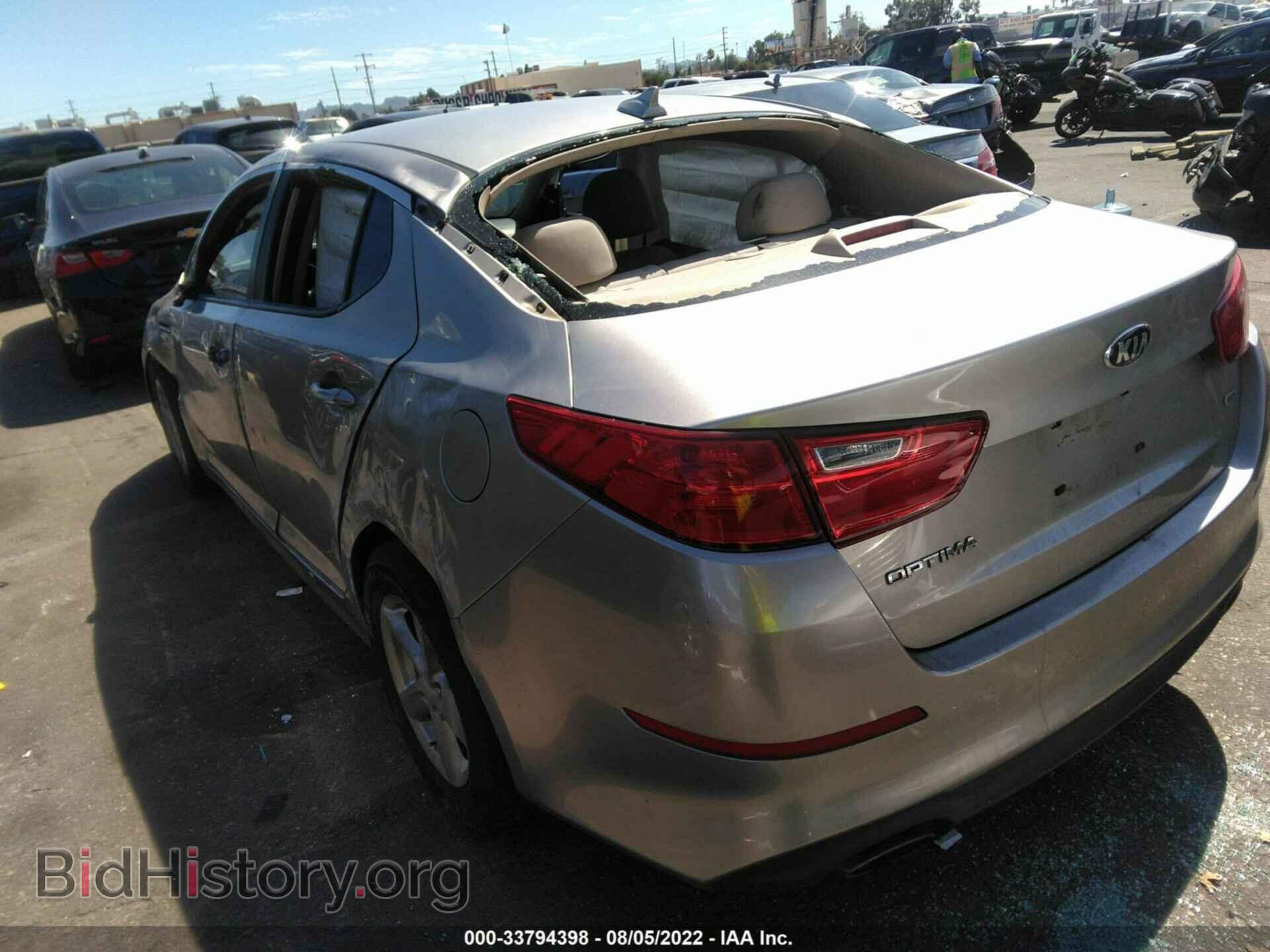 2014 KIA OPTIMA - VIN: KNAGM4A73E5475963 - Фото 3