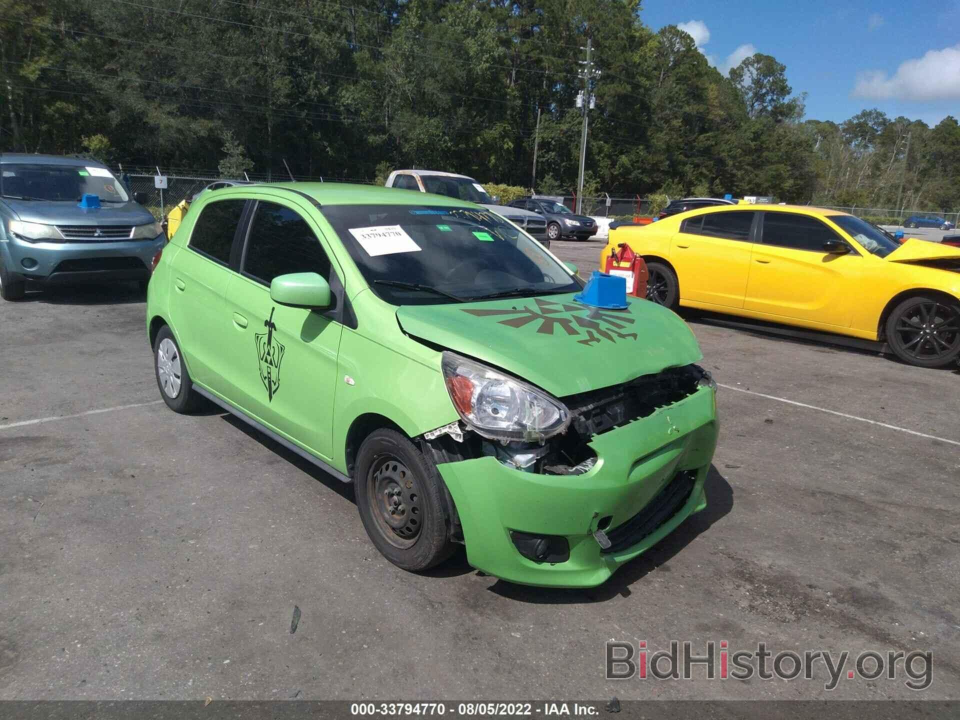 Photo ML32A3HJ8FH009319 - MITSUBISHI MIRAGE 2015