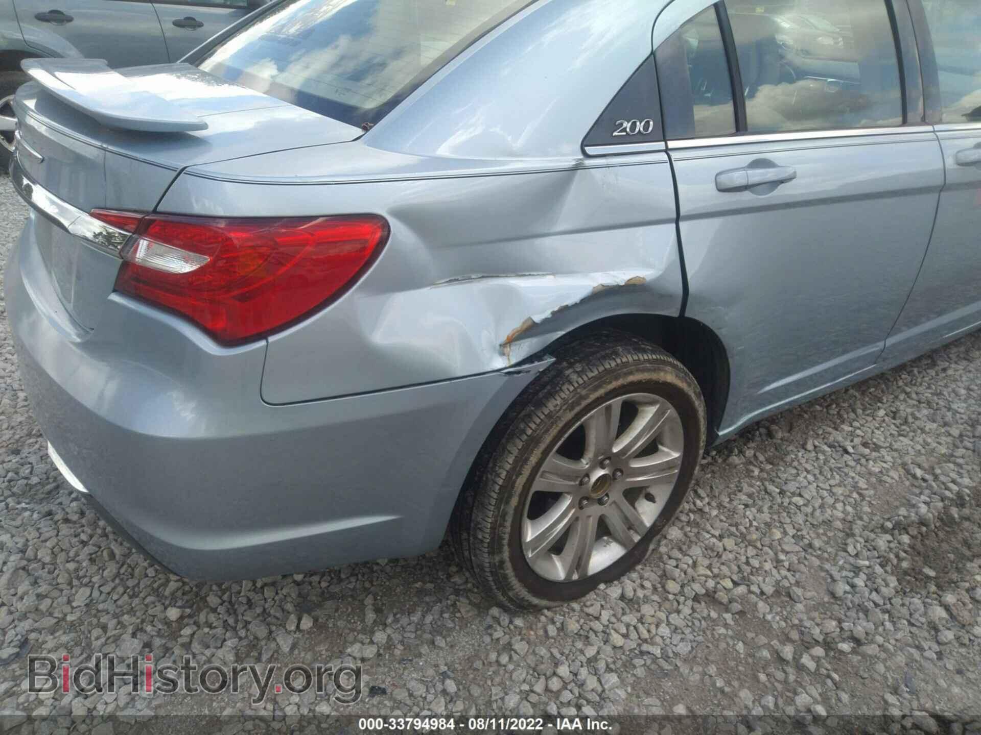 2012 CHRYSLER 200 - VIN: 1C3CCBBBXCN188567 - Фото 6