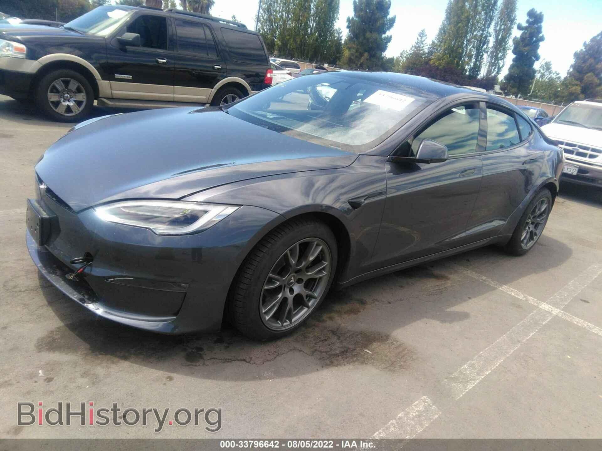 2022 TESLA MODEL S - VIN: 5YJSA1E55NF461154 - Photo 2