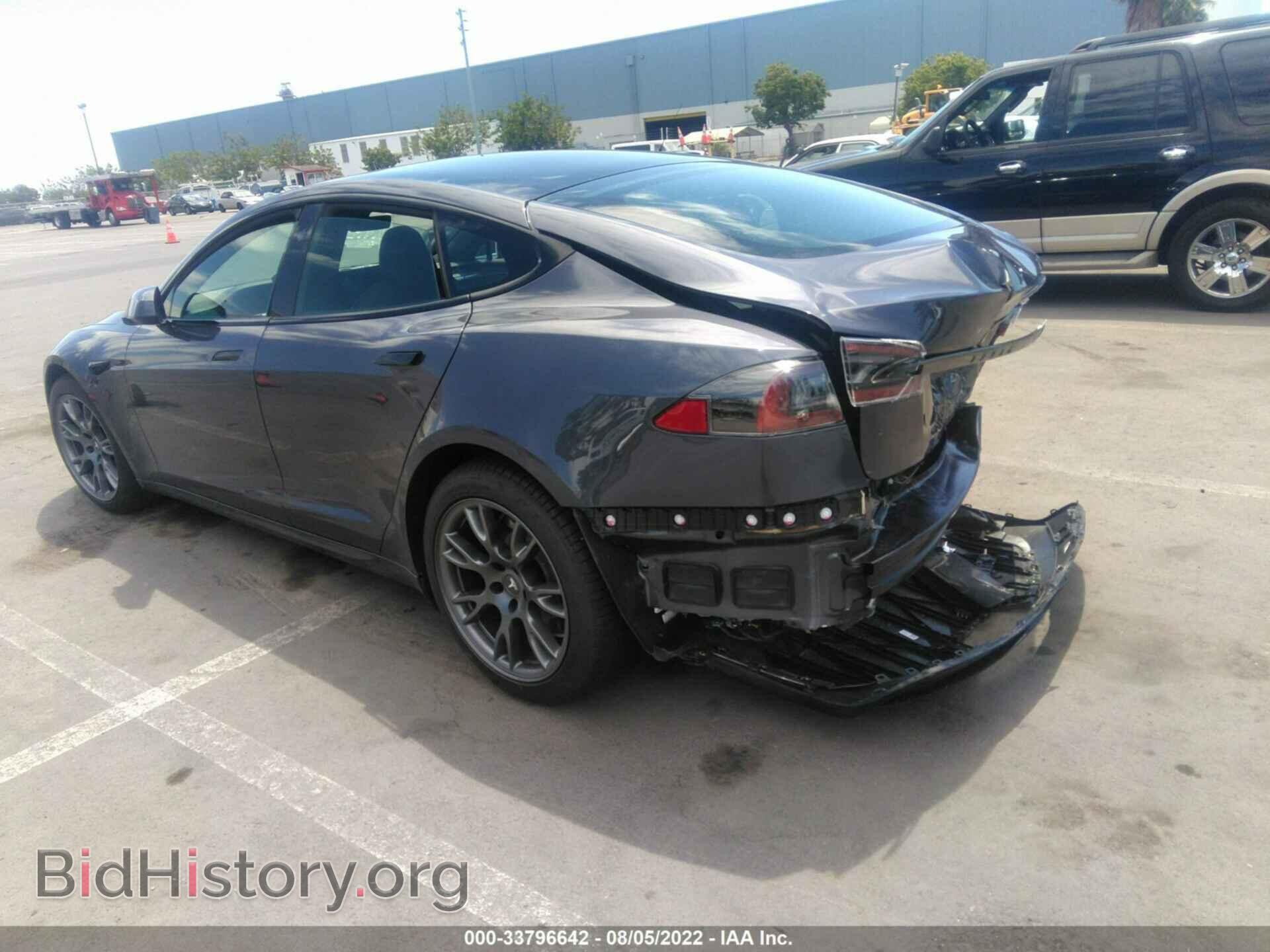 2022 TESLA MODEL S - VIN: 5YJSA1E55NF461154 - Photo 3