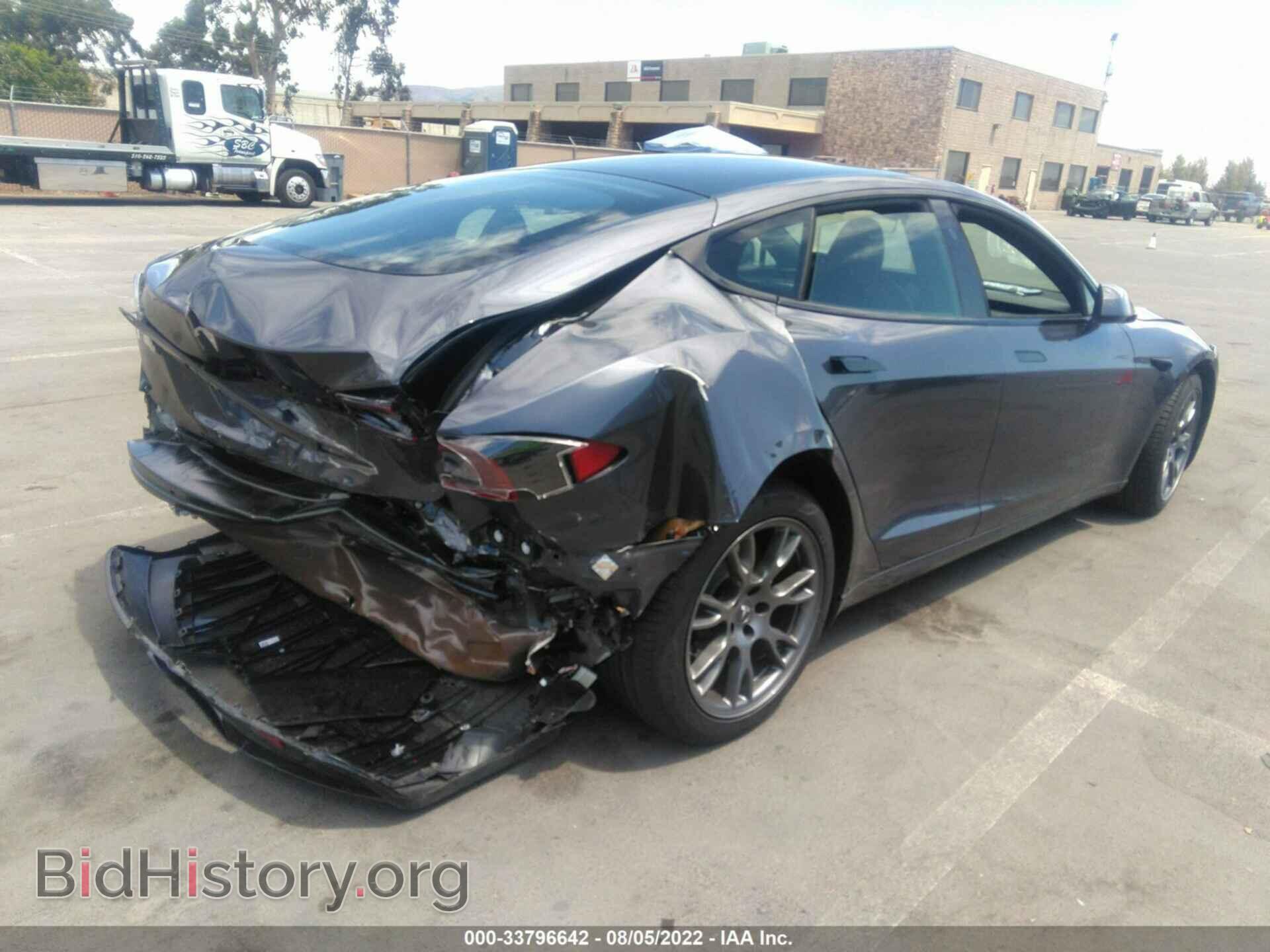 2022 TESLA MODEL S - VIN: 5YJSA1E55NF461154 - Photo 4