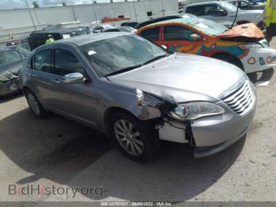 2013 Chrysler 200 Limited, серый — VIN 1C3CCBCG8DN528228, IAAI