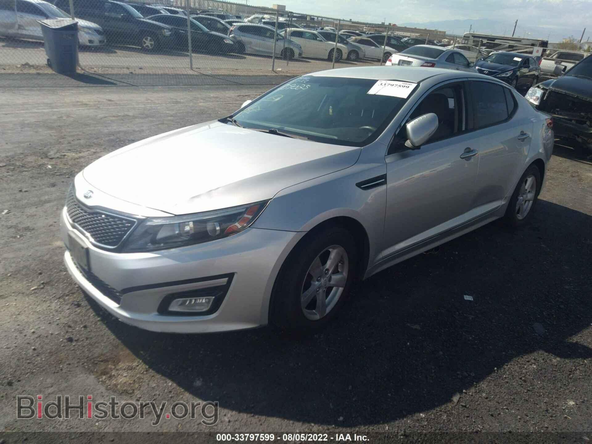 2014 KIA OPTIMA - VIN: KNAGM4A71E5495628 - Фото 2