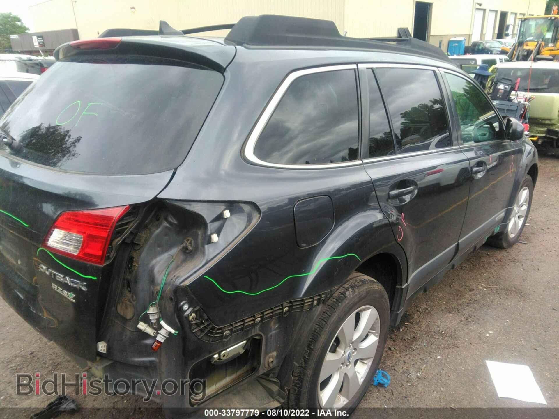 2012 SUBARU OUTBACK - VIN: 4S4BRBLC9C3208490 - Фото 4