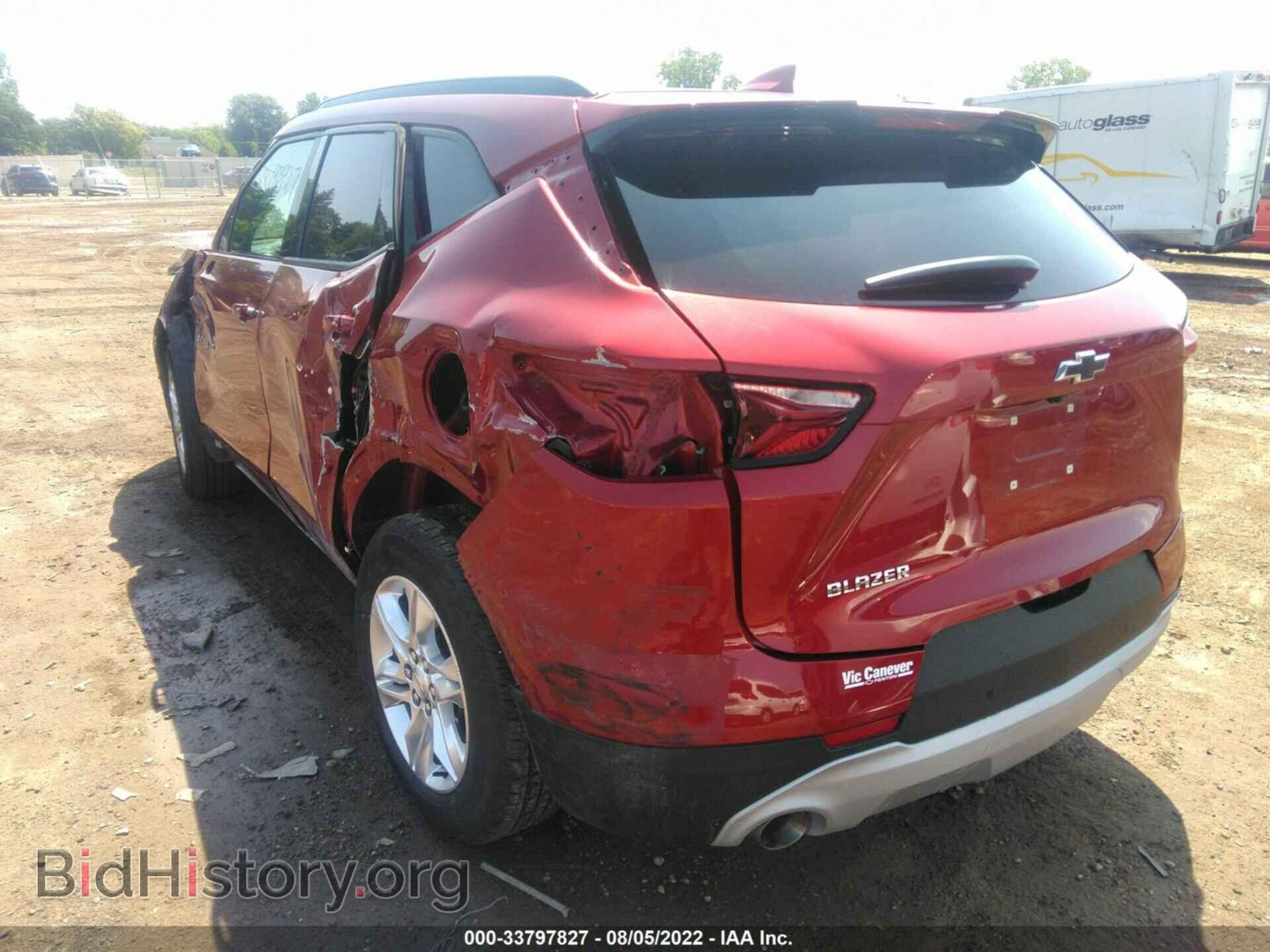 2021 CHEVROLET BLAZER - VIN: 3GNKBCRS1MS562598 - Фото 3
