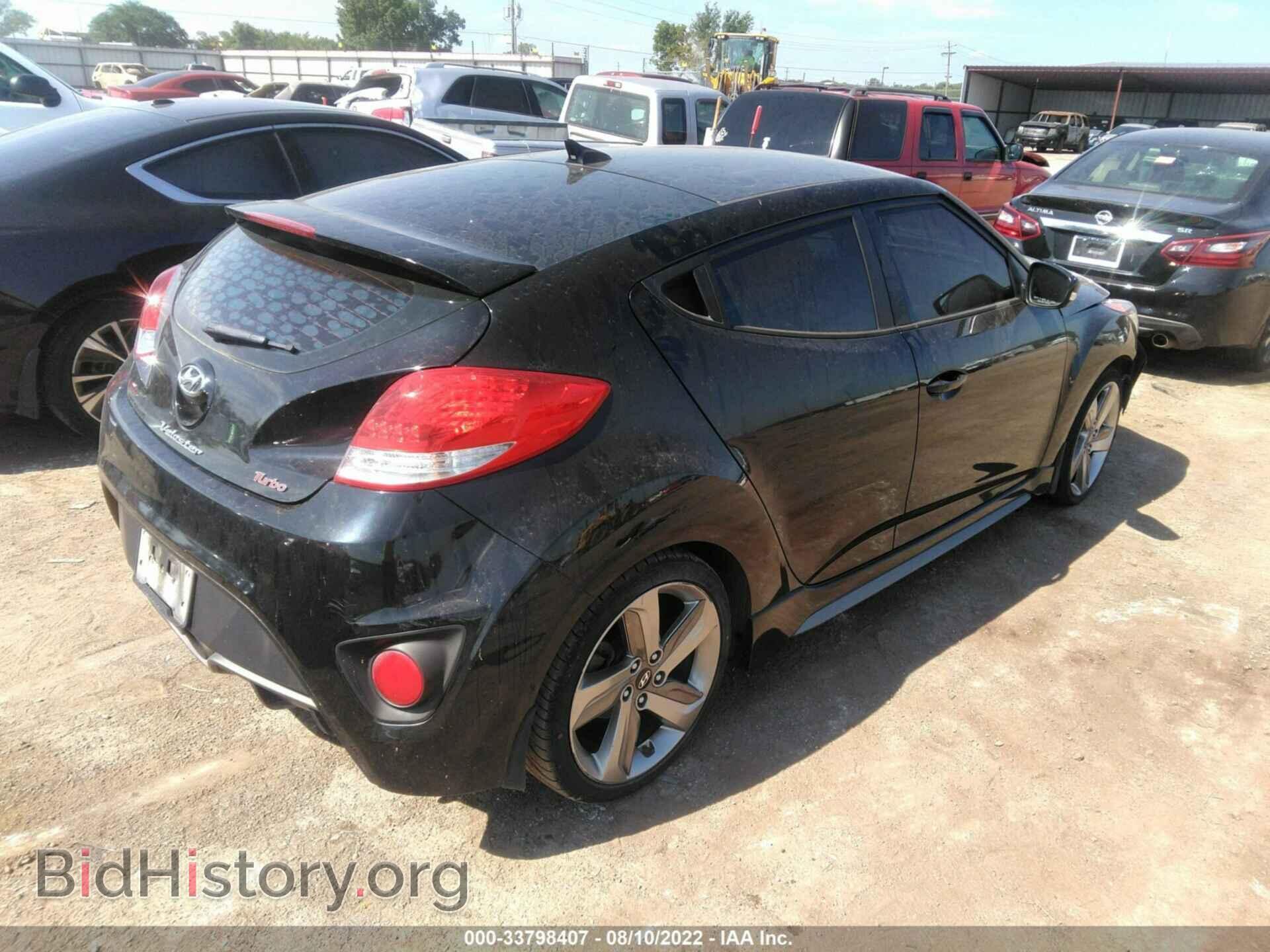 2013 HYUNDAI VELOSTER - VIN: KMHTC6AE4DU162113 - Фото 4