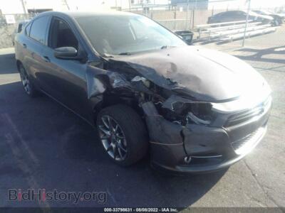 2015 Dodge DART SXT, gray — VIN 1C3CDFBB2FD131813, IAAI