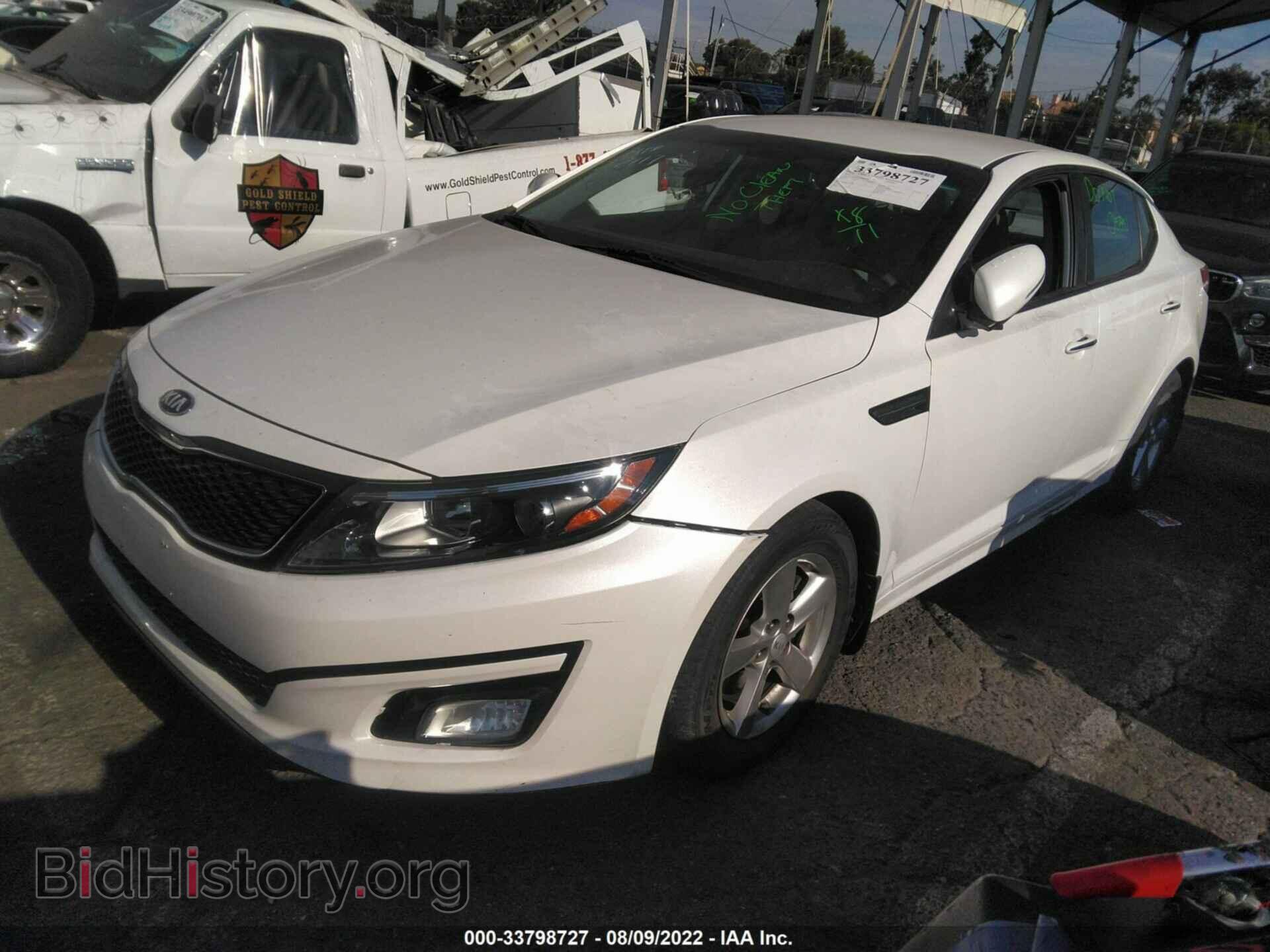 2015 KIA OPTIMA - VIN: KNAGM4A77F5664780 - Фото 2