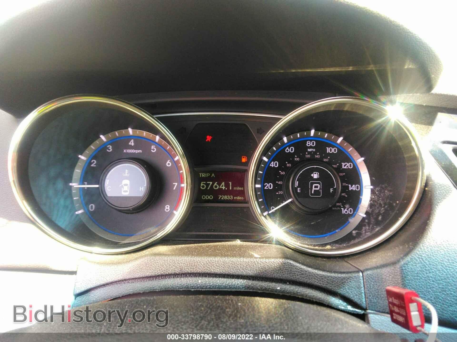2012 HYUNDAI SONATA - VIN: 5NPEB4AC2CH498998 - Фото 7