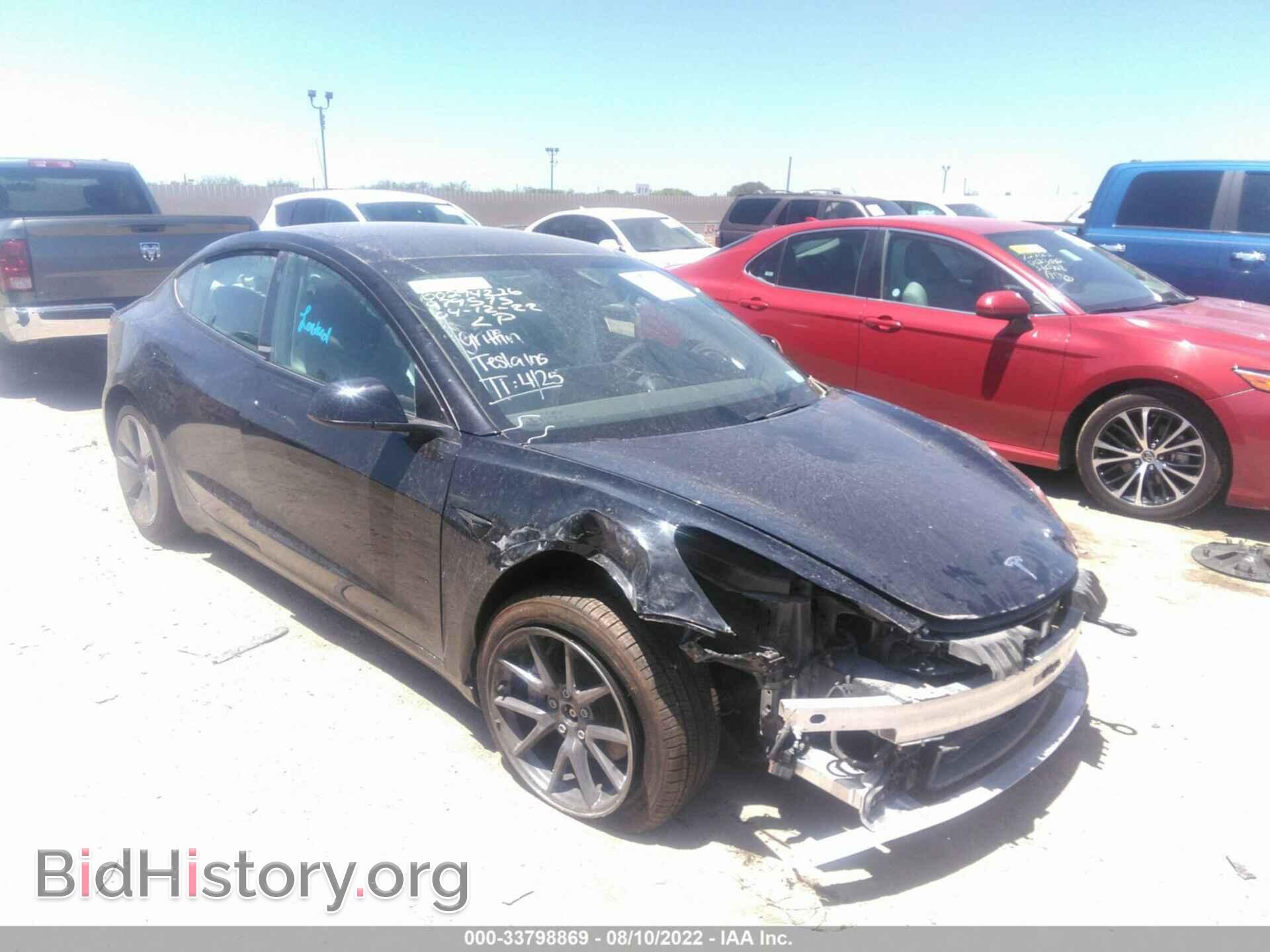 Photo 5YJ3E1EB0MF979573 - TESLA MODEL 3 2021