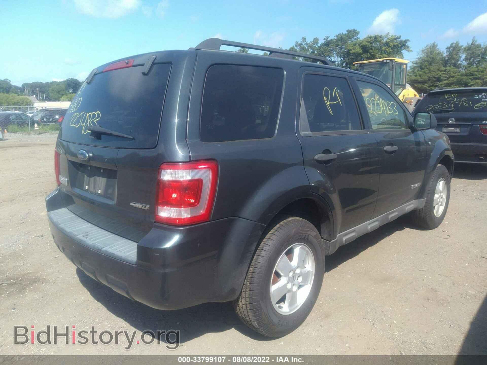 2008 FORD ESCAPE - VIN: 1FMCU93118KA45910 - Фото 4