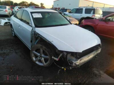2012 Audi A4 2.0T Premium, белый — VIN WAUBFAFL7CA118475, IAAI