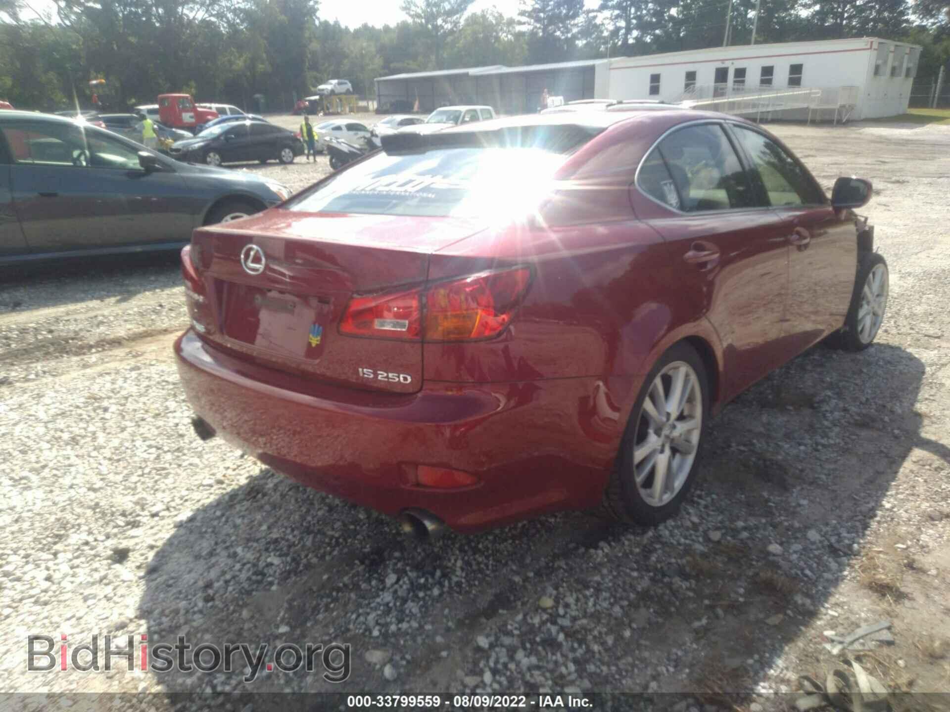 2006 LEXUS IS 250 - VIN: JTHBK262262012444 - Фото 4