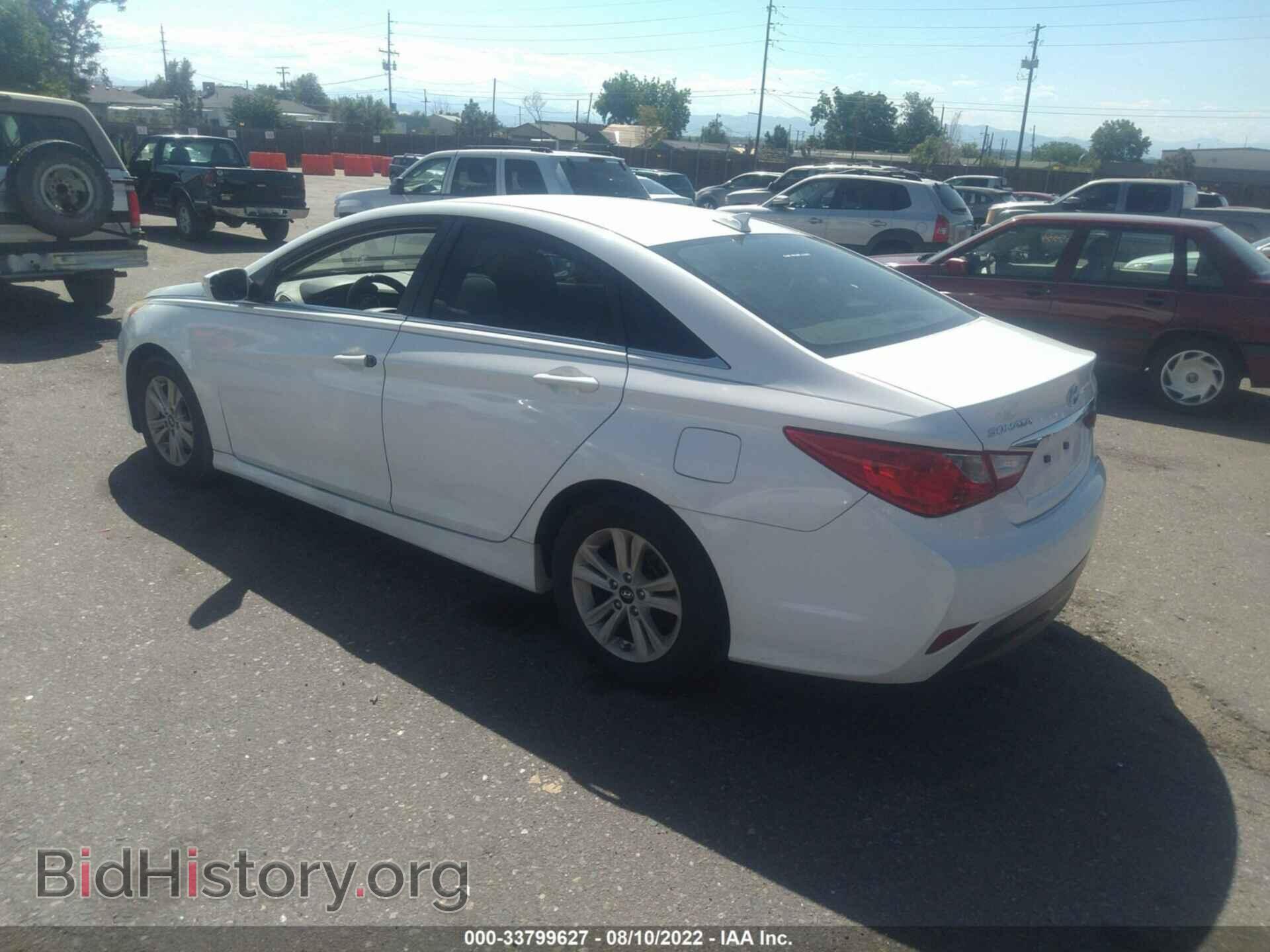 2014 HYUNDAI SONATA - VIN: 5NPEB4ACXEH849983 - Фото 3