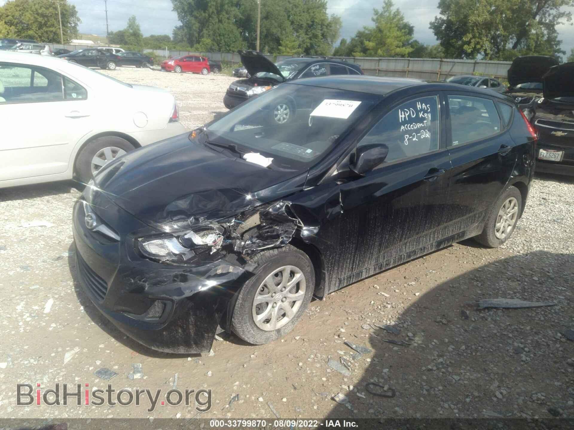 2012 HYUNDAI ACCENT - VIN: KMHCT5AEXCU042485 - Фото 2