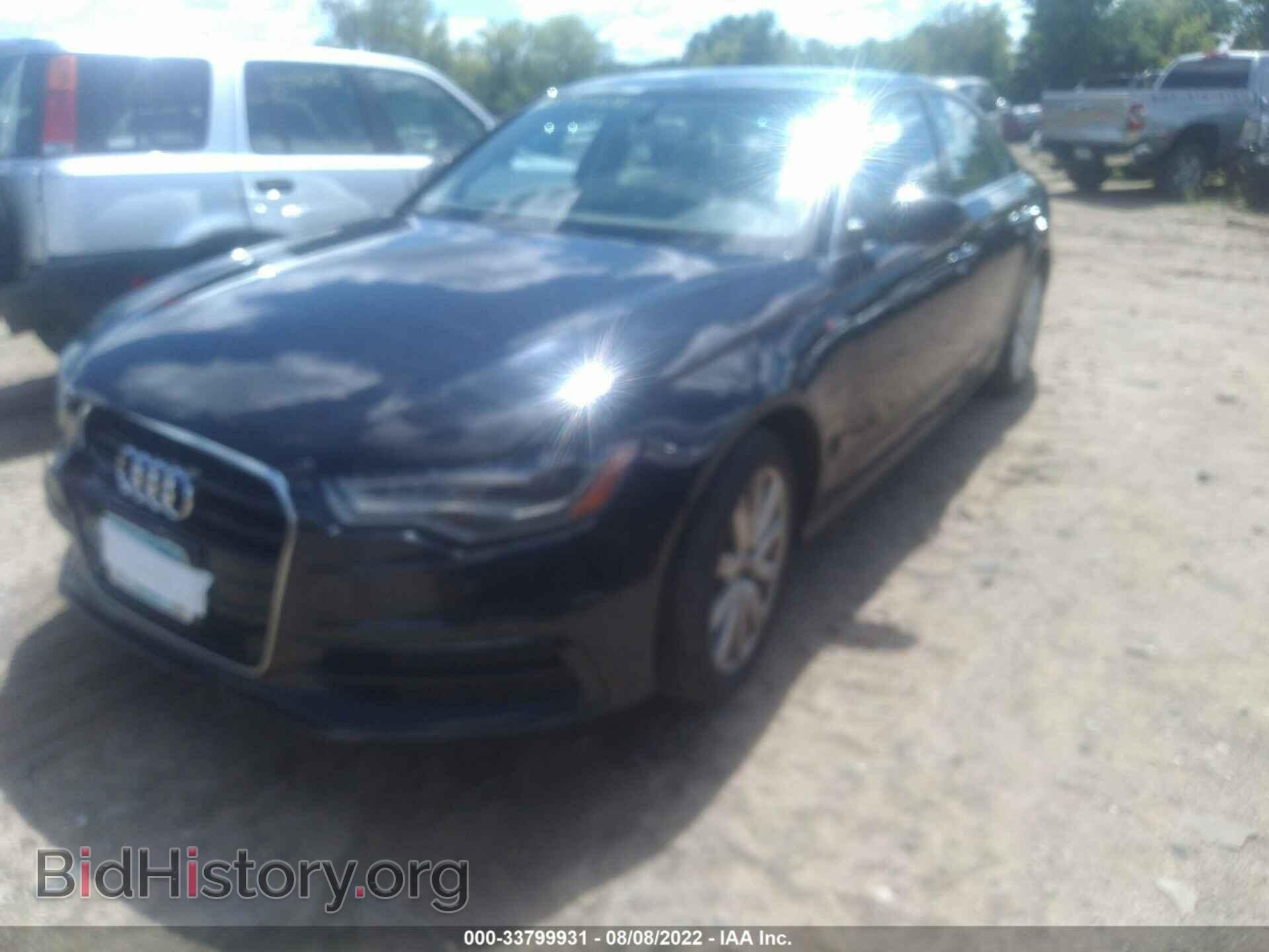 2012 AUDI A6 - VIN: WAUBGAFC9CN030954 - Фото 2