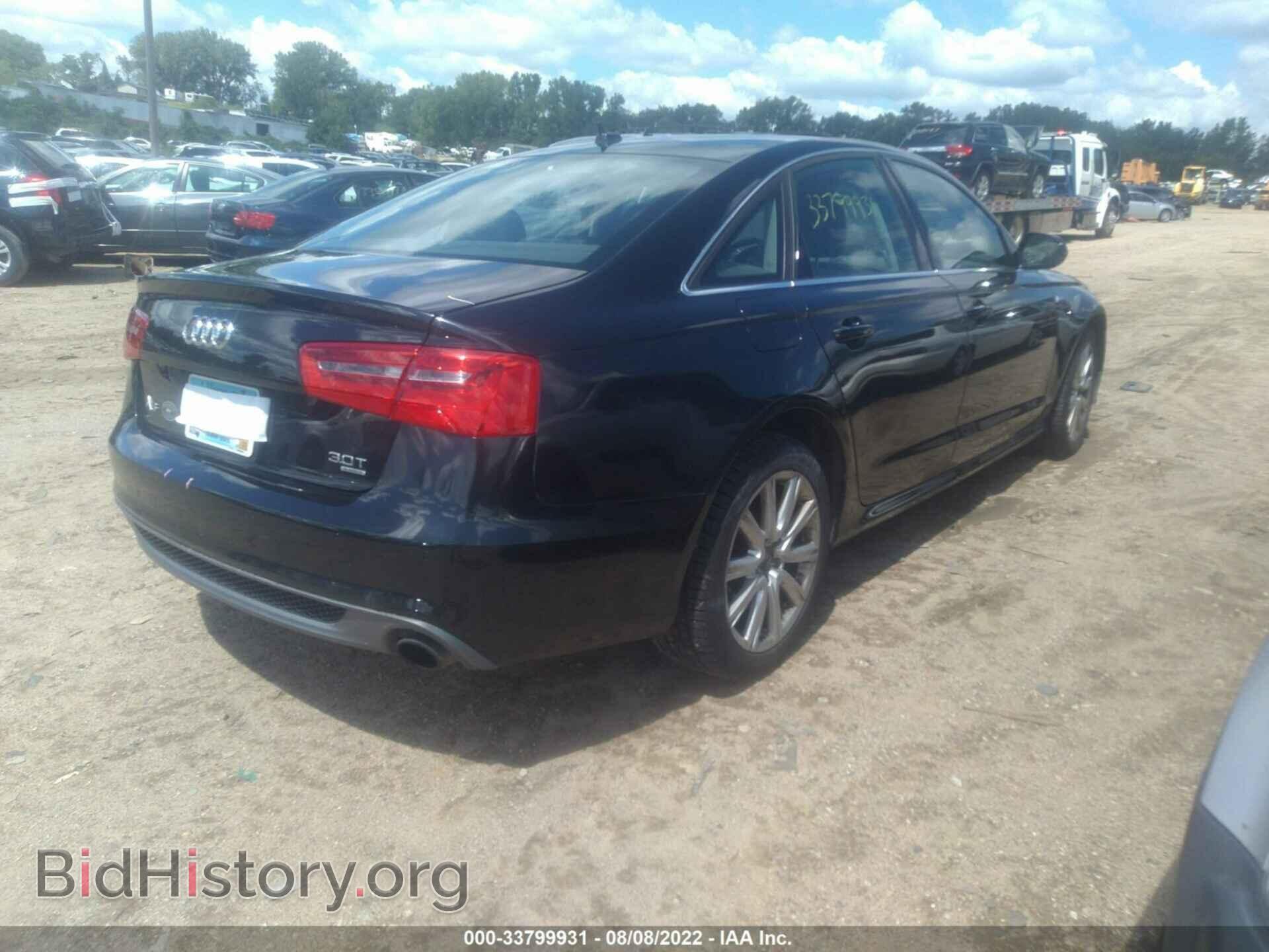 2012 AUDI A6 - VIN: WAUBGAFC9CN030954 - Фото 4