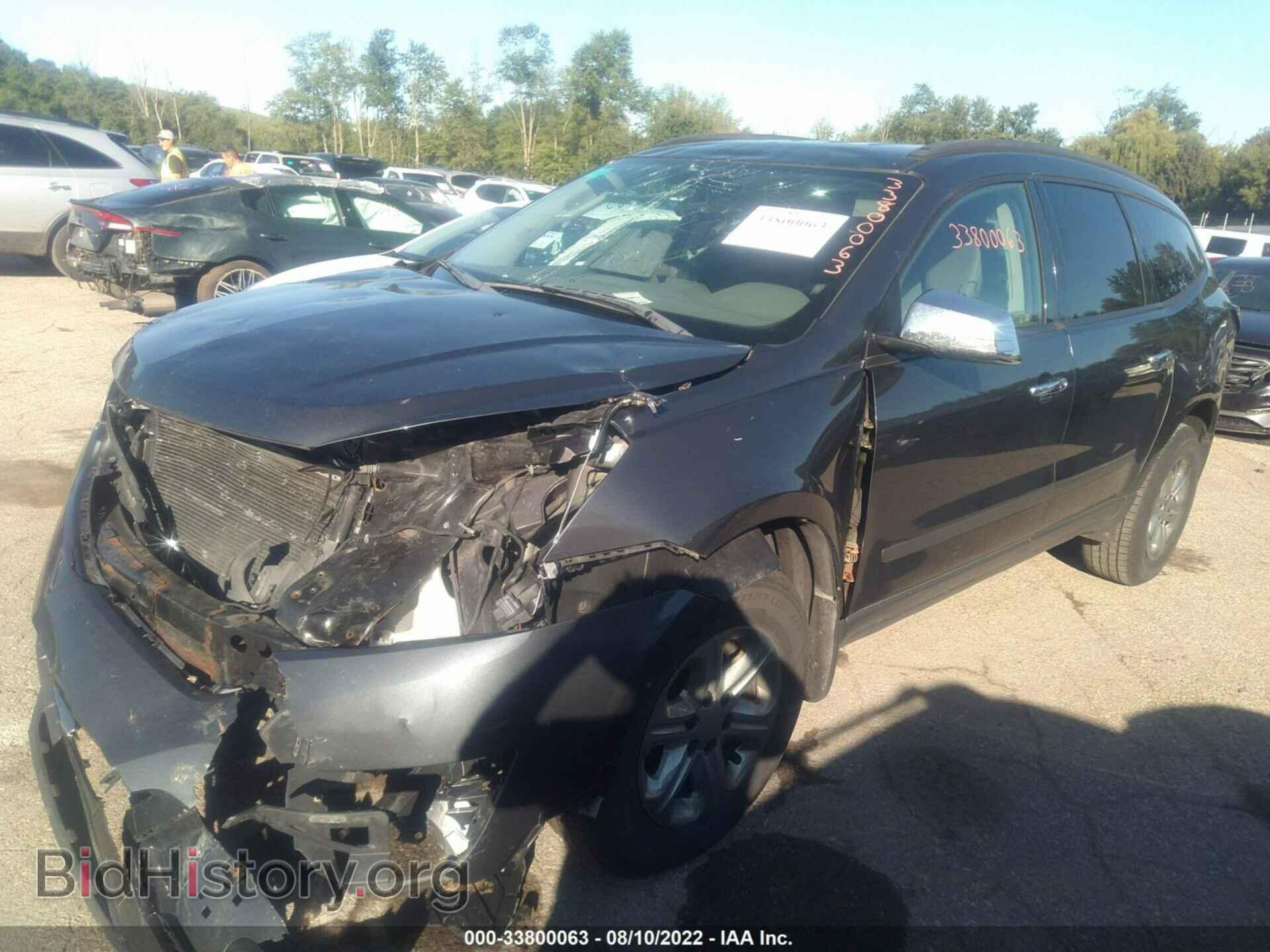 2013 CHEVROLET TRAVERSE - VIN: 1GNKRFED8DJ163208 - Фото 2