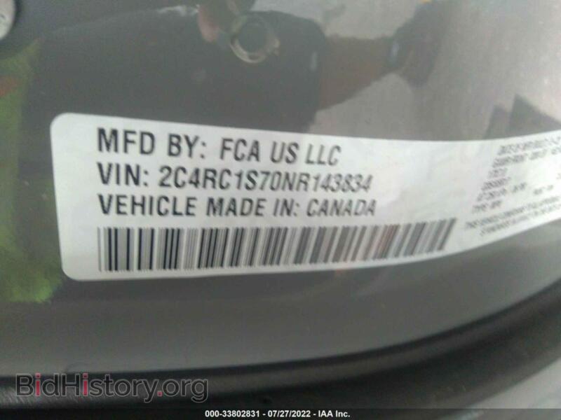 2022 Chrysler PACIFICA (VIN 2C4RC1S70NR143834) — photo 9 of 11