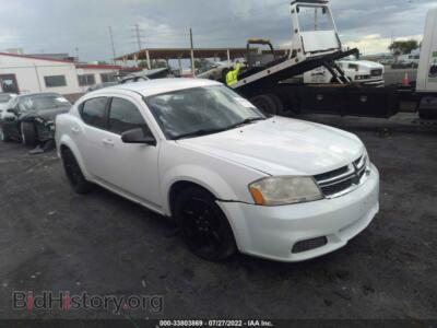 2011 Dodge AVENGER Express, white — VIN 1B3BD4FB8BN606201, IAAI