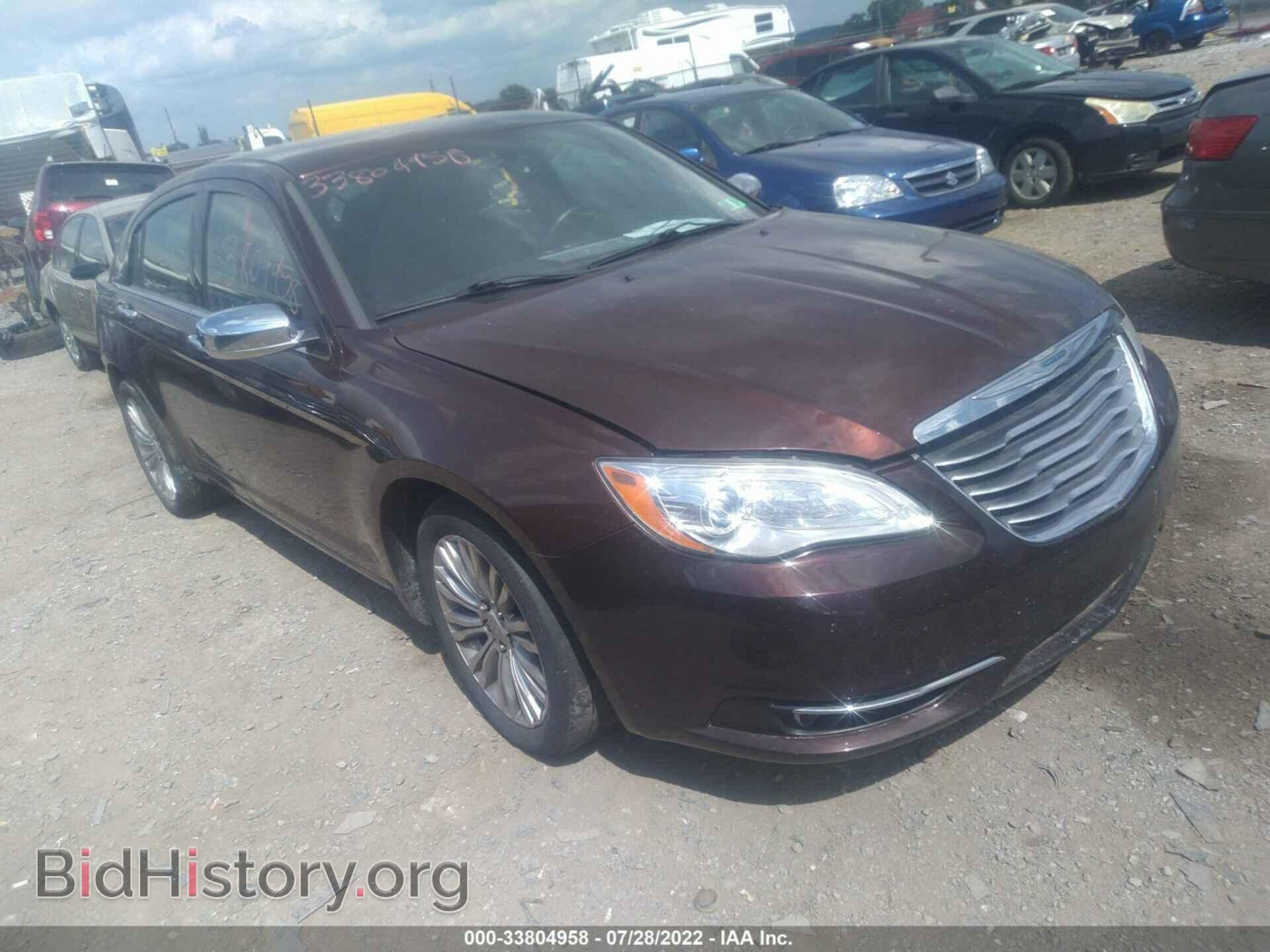 Фотография 1C3CCBCB3CN214635 - CHRYSLER 200 2012