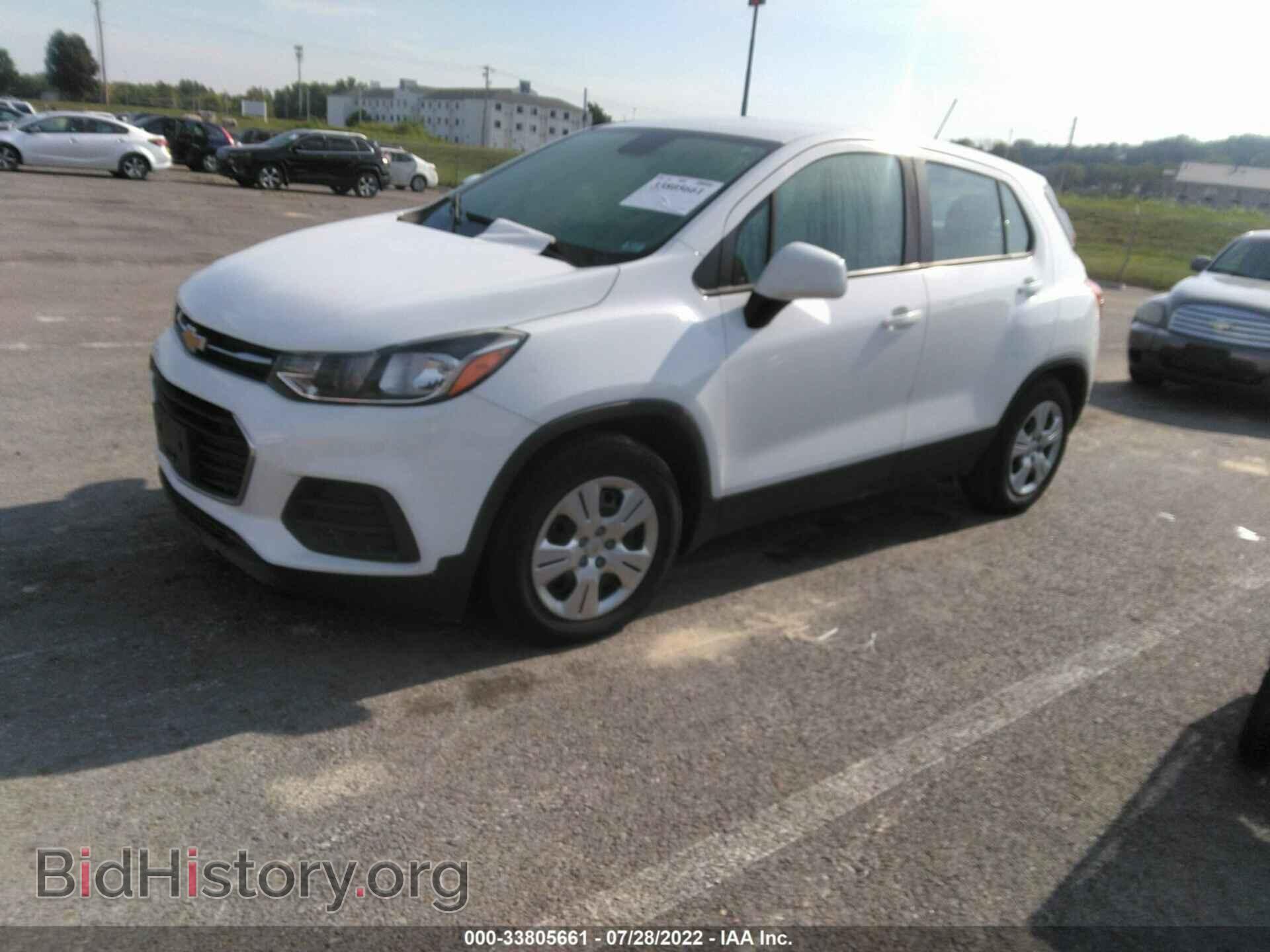 2017 CHEVROLET TRAX - VIN: KL7CJKSB8HB175520 - Фото 2