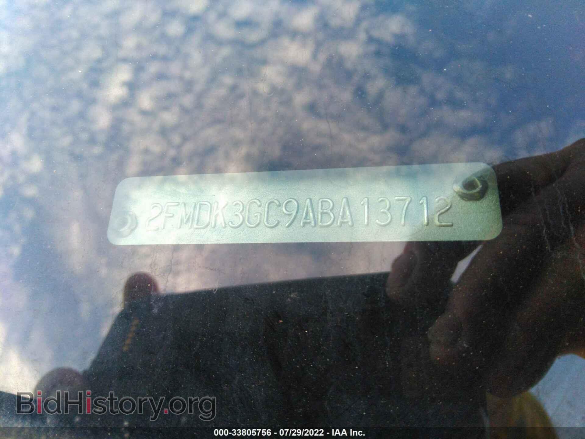 2010 FORD EDGE - VIN: 2FMDK3GC9ABA13712 - Фото 9
