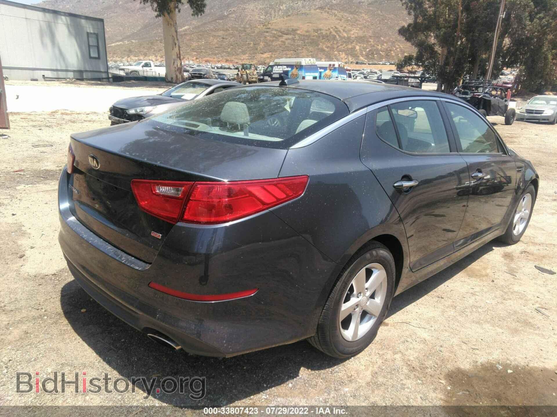 2015 KIA OPTIMA - VIN: KNAGM4A72F5605118 - Photo 4