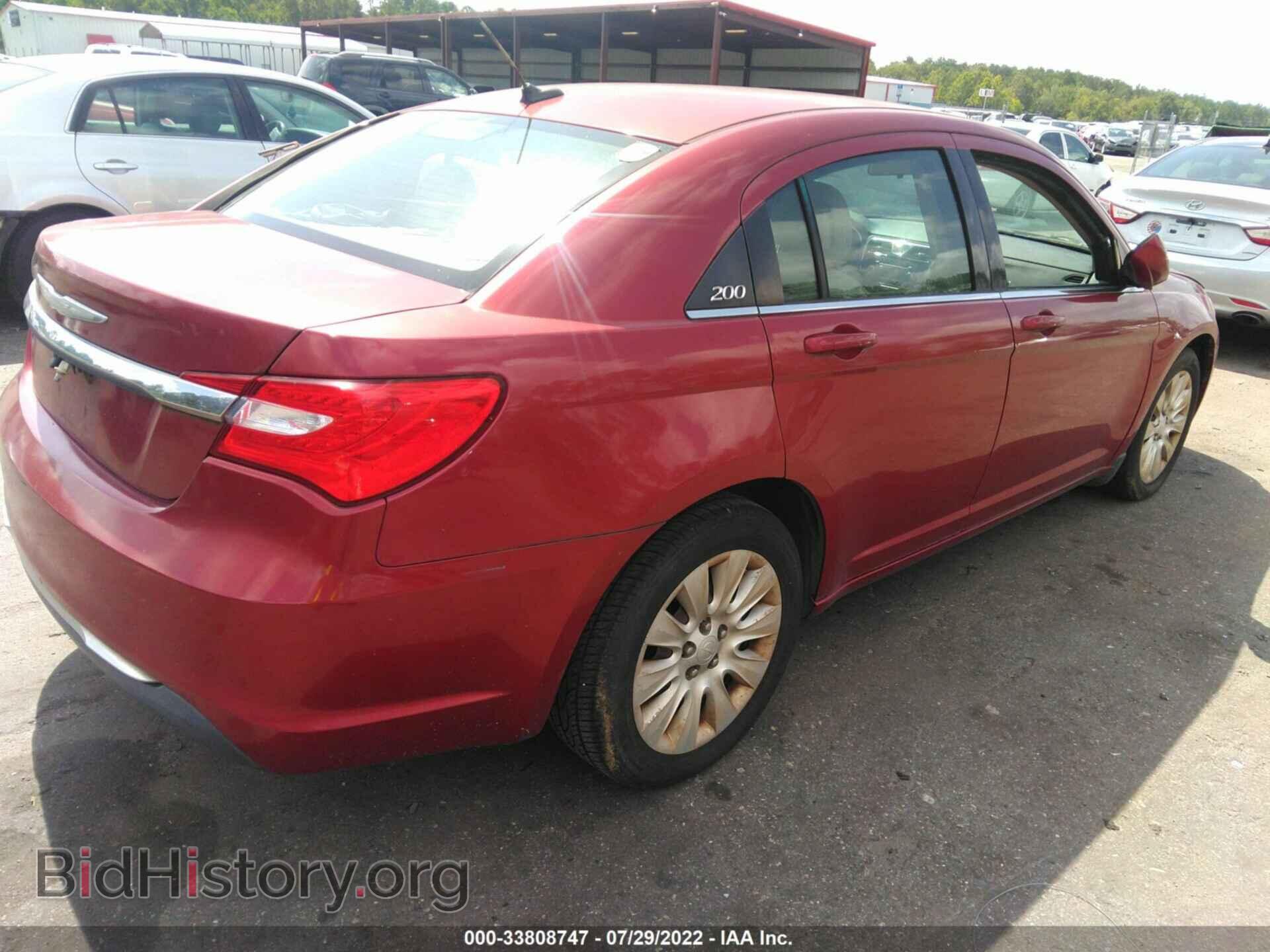 2012 CHRYSLER 200 - VIN: 1C3CCBAB2CN159257 - Фото 4