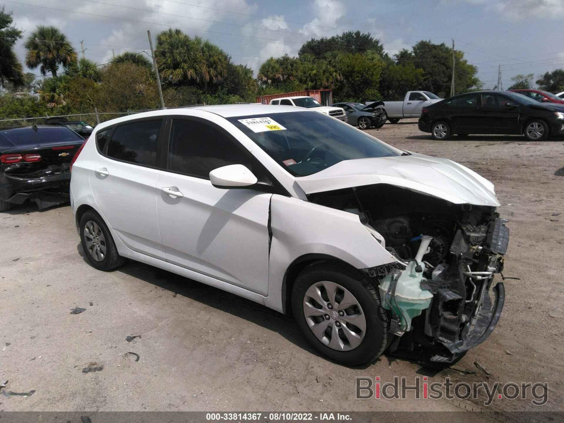 Photo KMHCT5AE7GU273060 - HYUNDAI ACCENT 2016