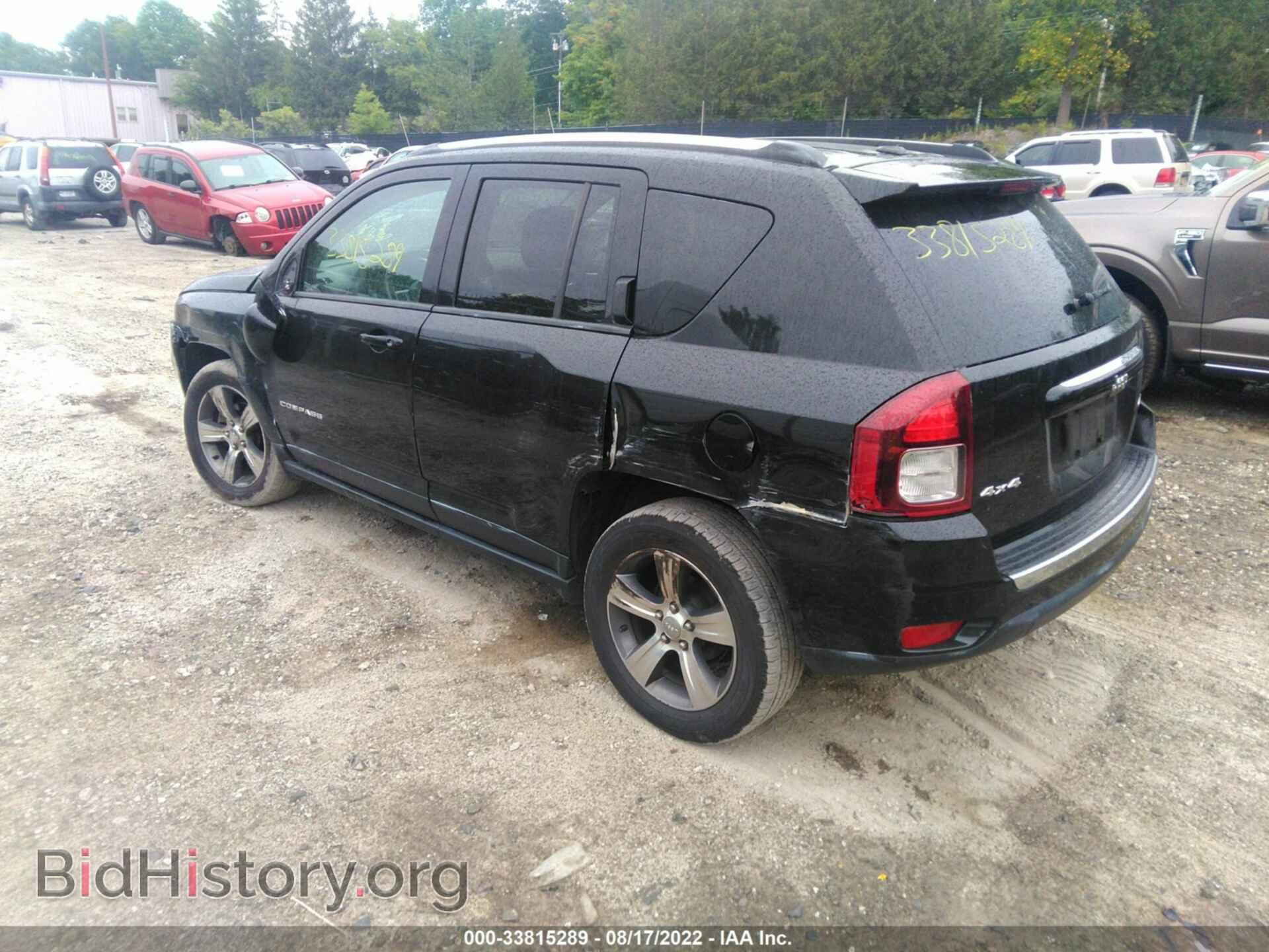 2016 JEEP COMPASS - VIN: 1C4NJDEB7GD572304 - Фото 3