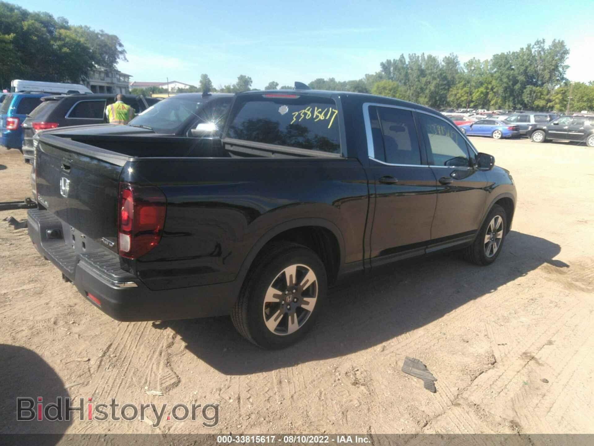 2017 HONDA RIDGELINE - VIN: 5FPYK3F56HB020596 - Фото 4