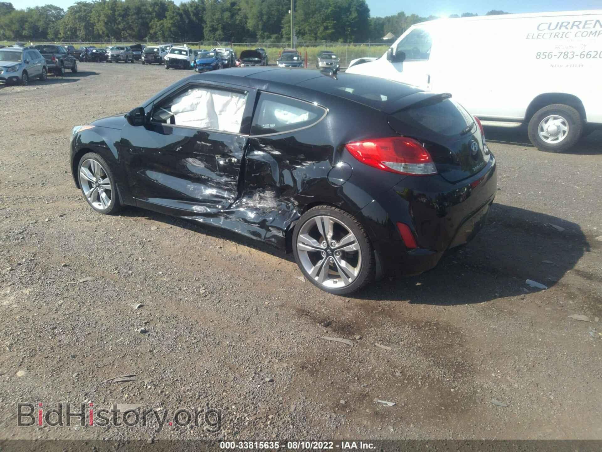 2013 HYUNDAI VELOSTER - VIN: KMHTC6AD6DU096834 - Фото 3
