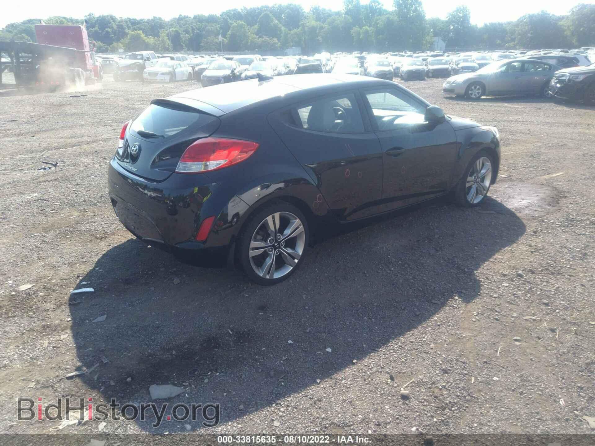2013 HYUNDAI VELOSTER - VIN: KMHTC6AD6DU096834 - Фото 4