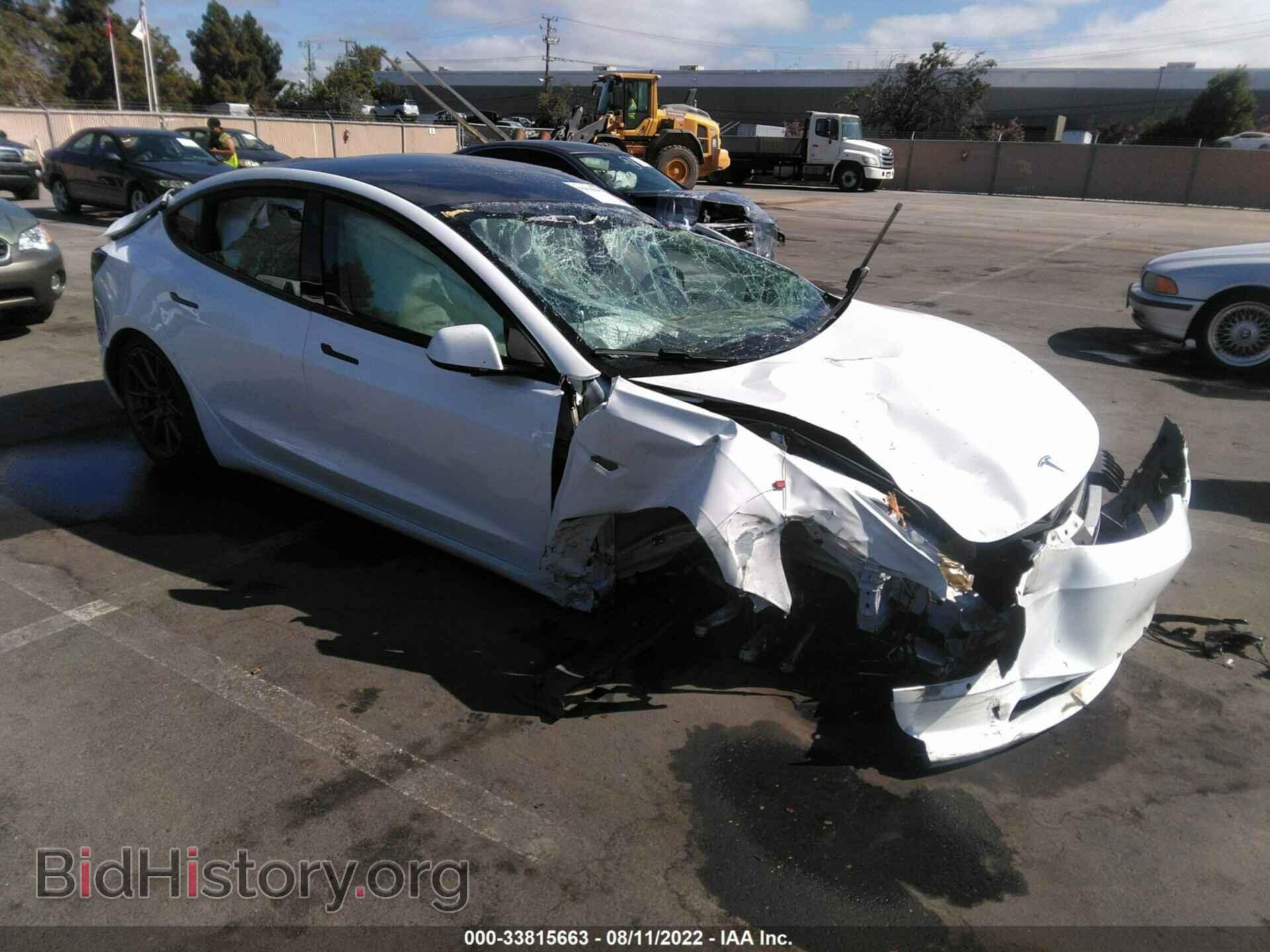 Photo 5YJ3E1EB9MF876104 - TESLA MODEL 3 2021