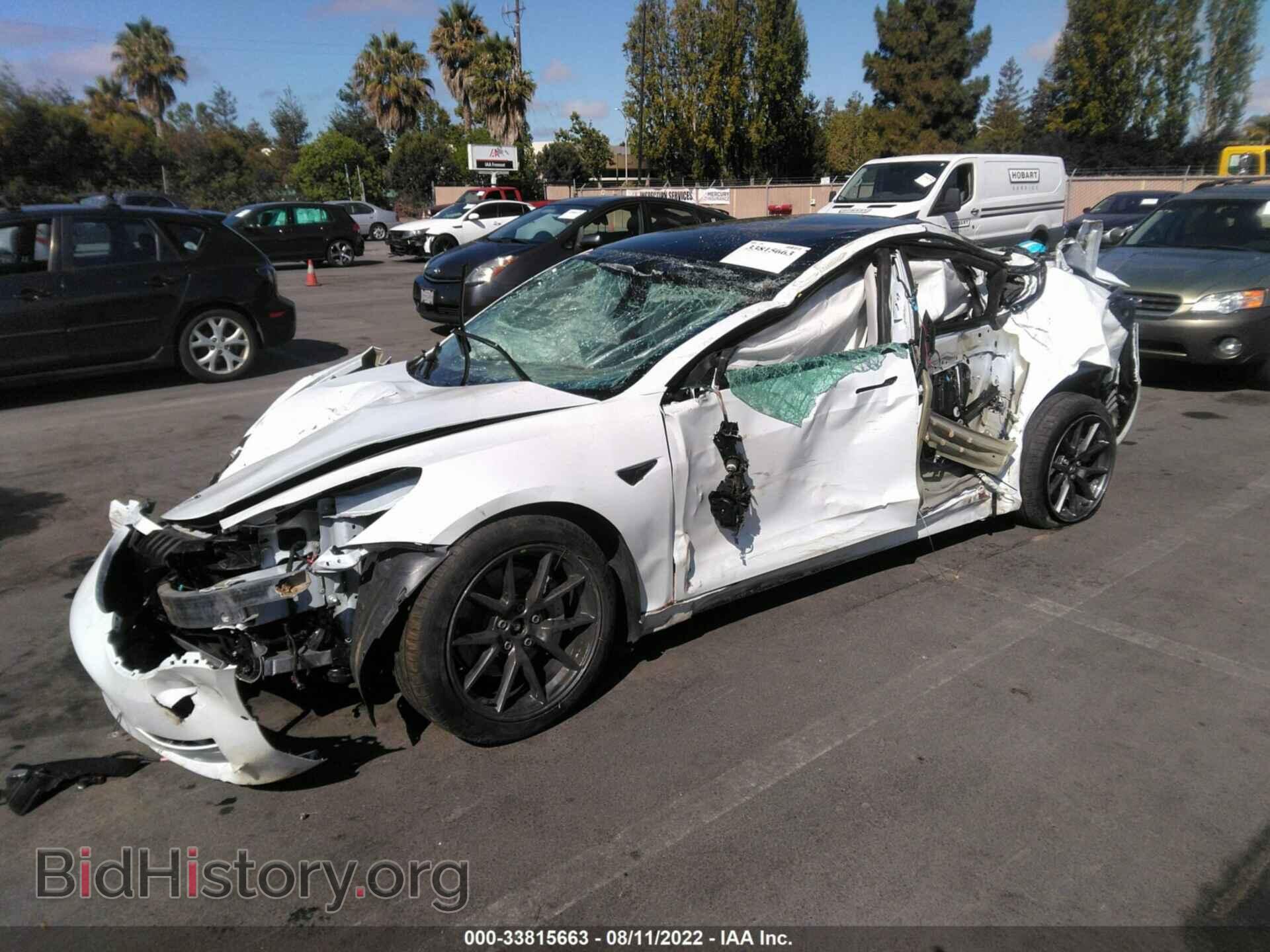 2021 TESLA MODEL 3 - VIN: 5YJ3E1EB9MF876104 - Фото 2