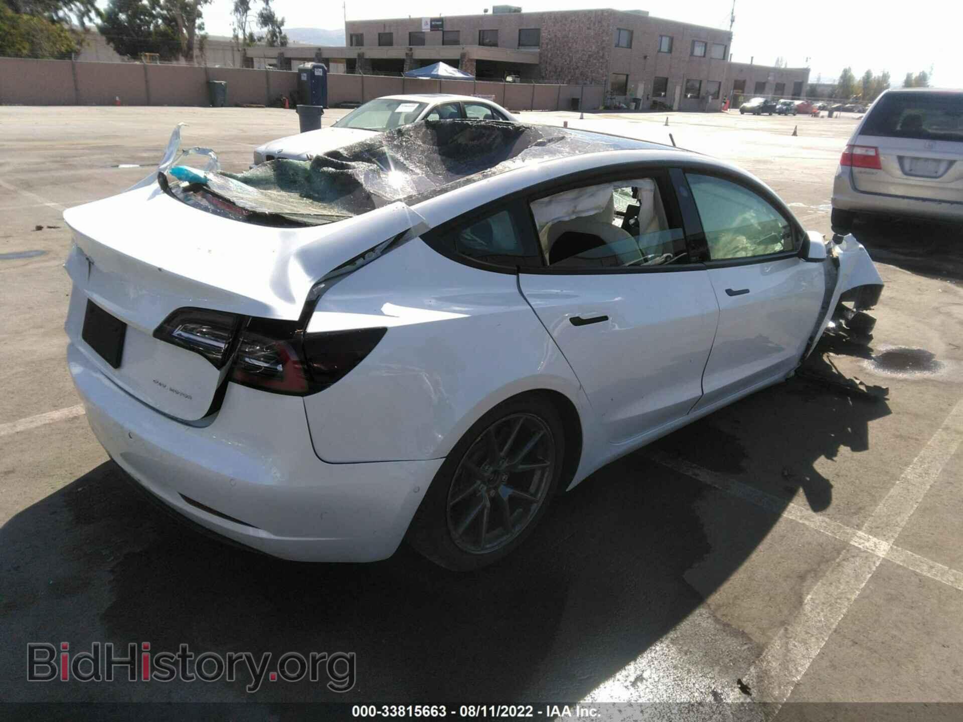 2021 TESLA MODEL 3 - VIN: 5YJ3E1EB9MF876104 - Фото 4