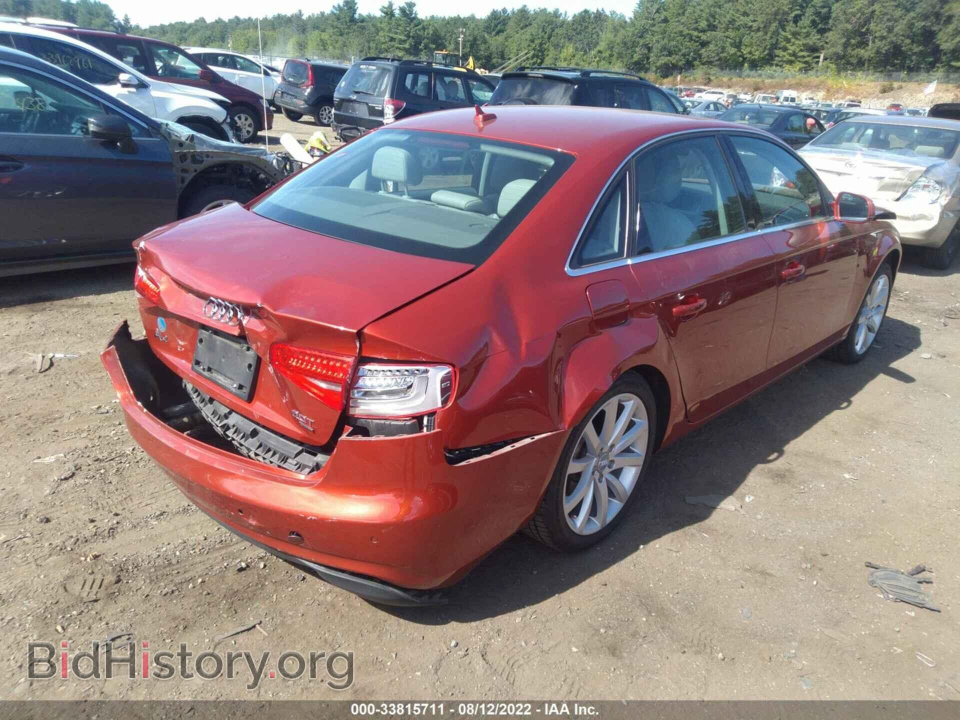 2013 AUDI A4 - VIN: WAUFFAFL5DA103623 - Фото 4